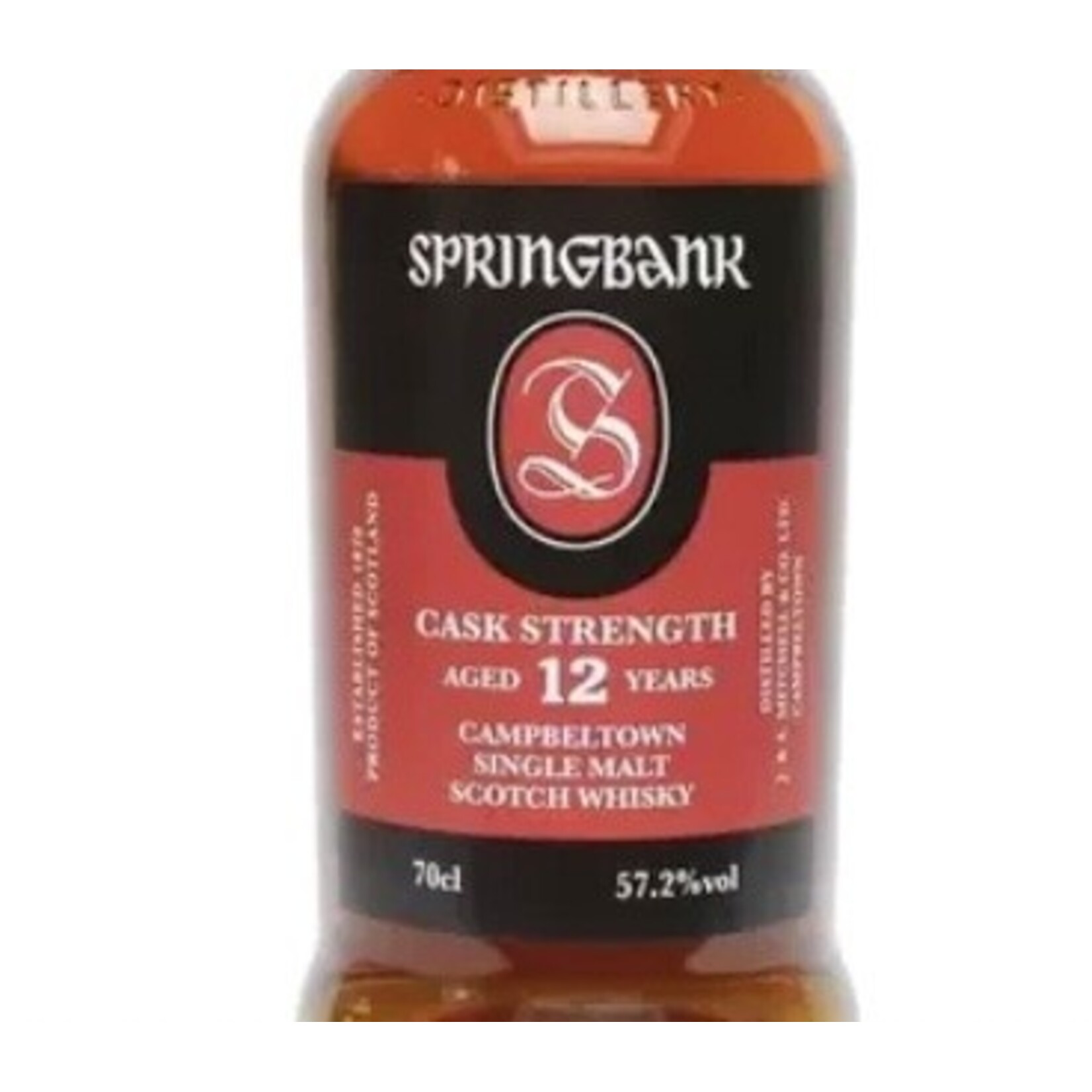 Spirits Springbank Campbeltown 12 Year Single Malt Scotch Cask Strength