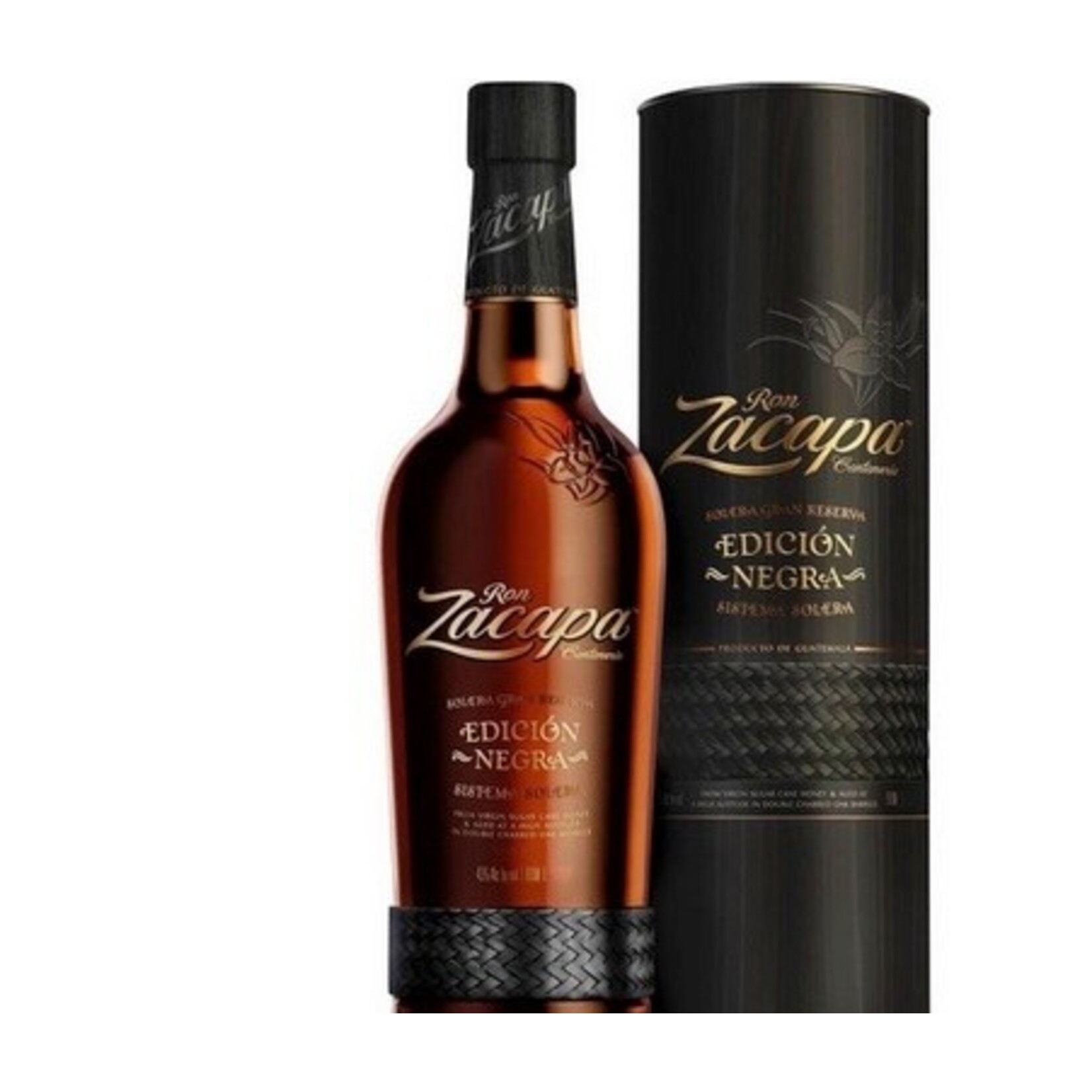 Spirits Ron Zacapa Aged Rum Centenario Edicion Negra Solera Gran Reserva