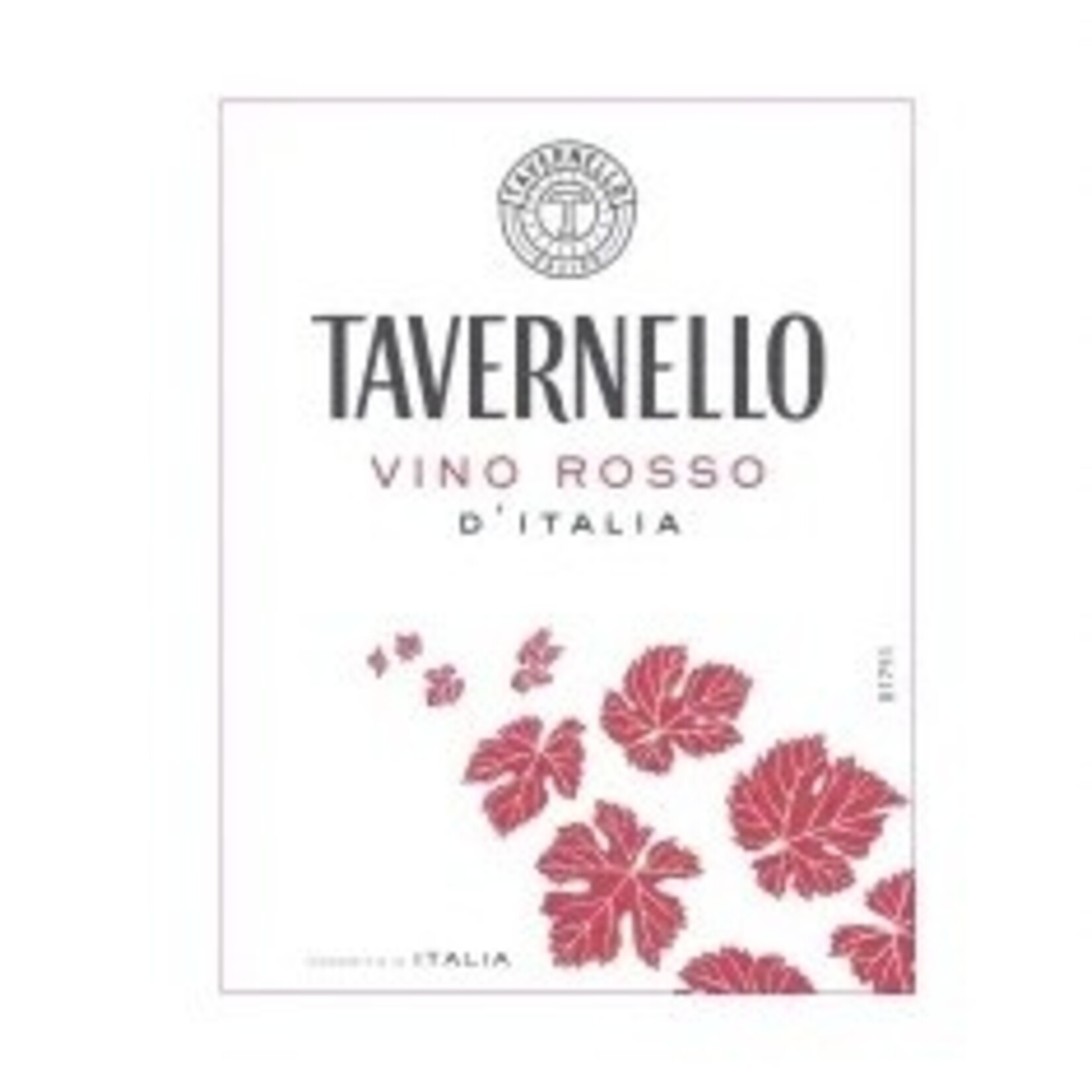 Wine Tavernello Vino Rosso d'Italia