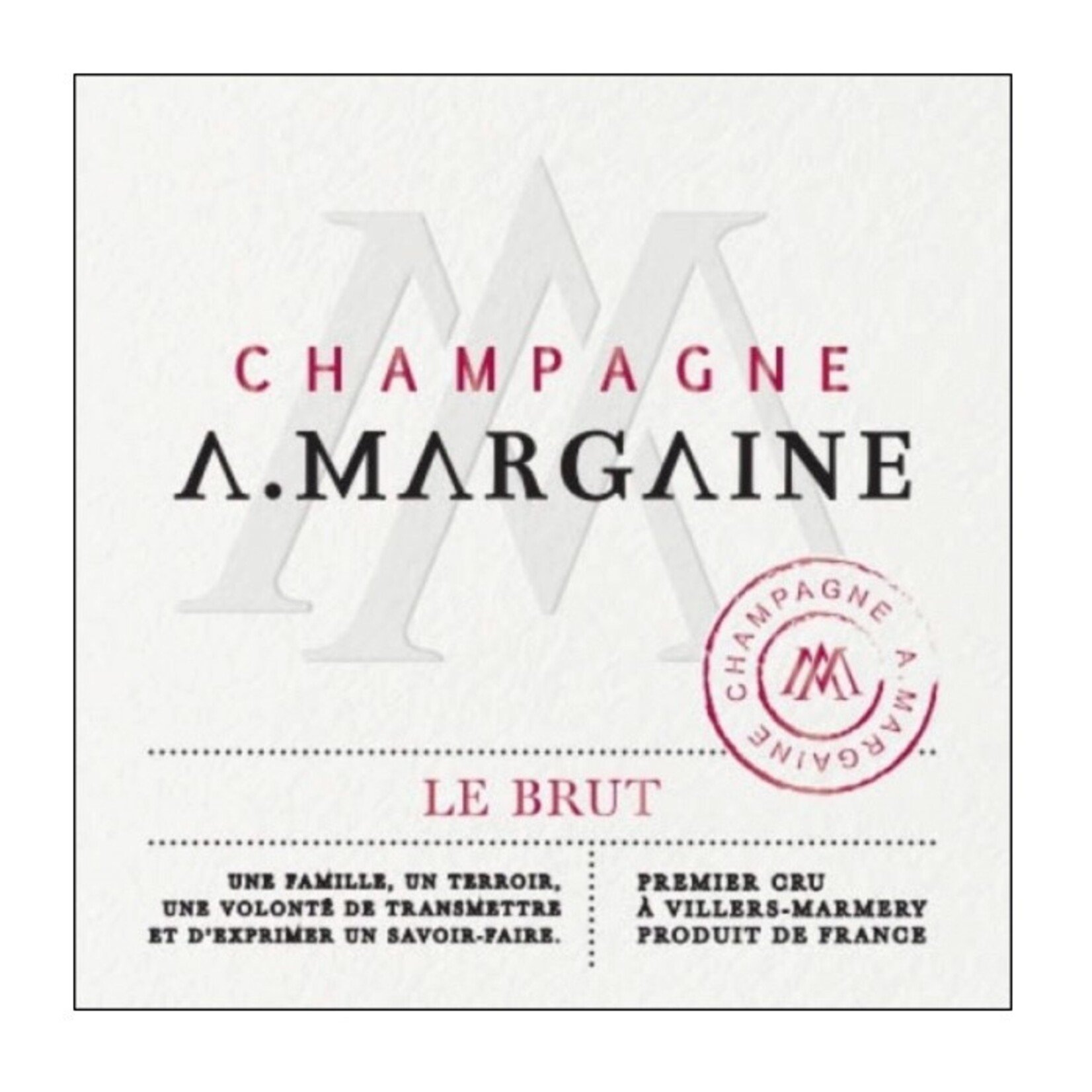 Sparkling A Margraine Champagne Premier Cru Le Brut NV 375ml
