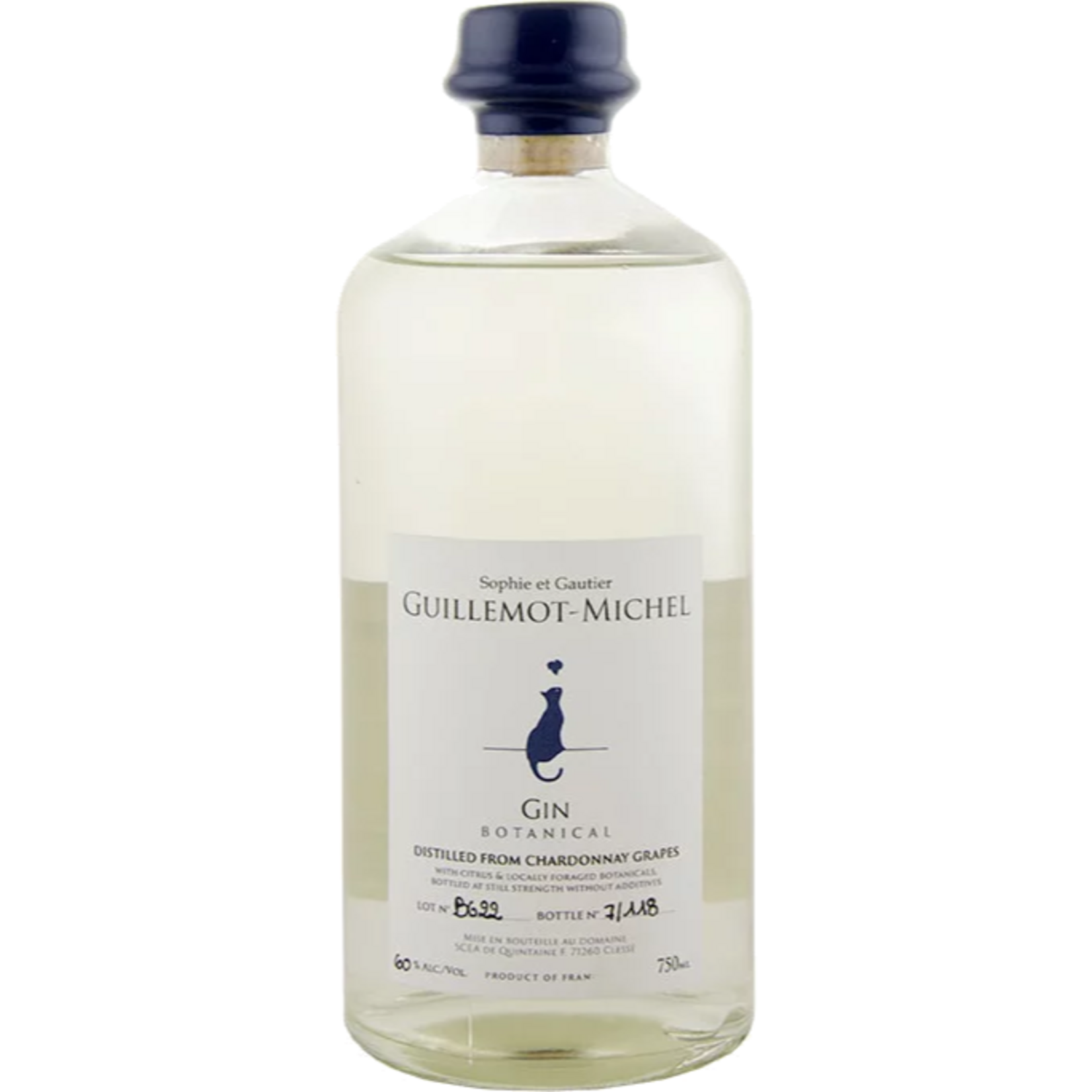 Spirits Guillemot Michel Blue Gin 750 ml
