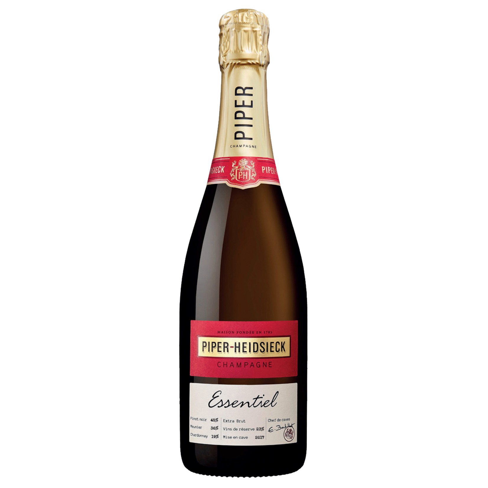 Sparkling Piper Heidsieck Champagne Extra Brut Essentiel NV