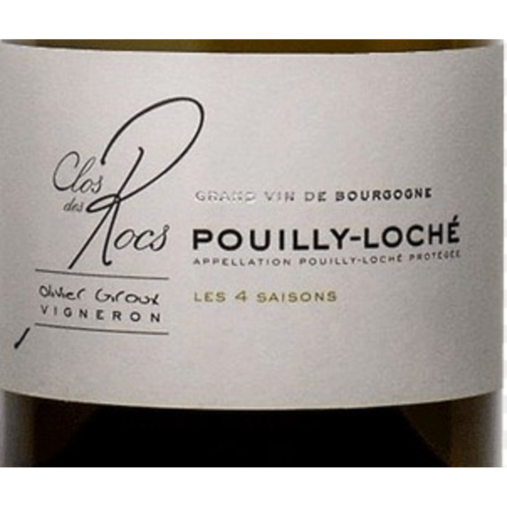 Wine Clos des Rocs Pouilly-Loche Les Quatre Saisons 2023