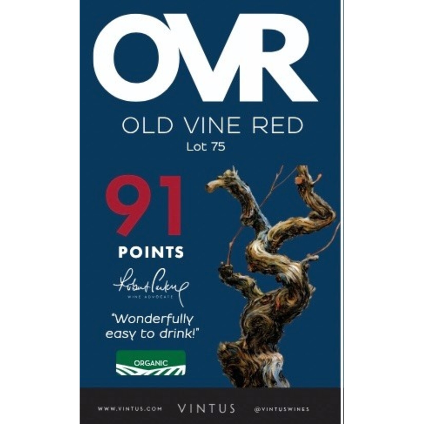 Wine Old Vine Ranch by Marietta OVR Lot Number 75 California NV