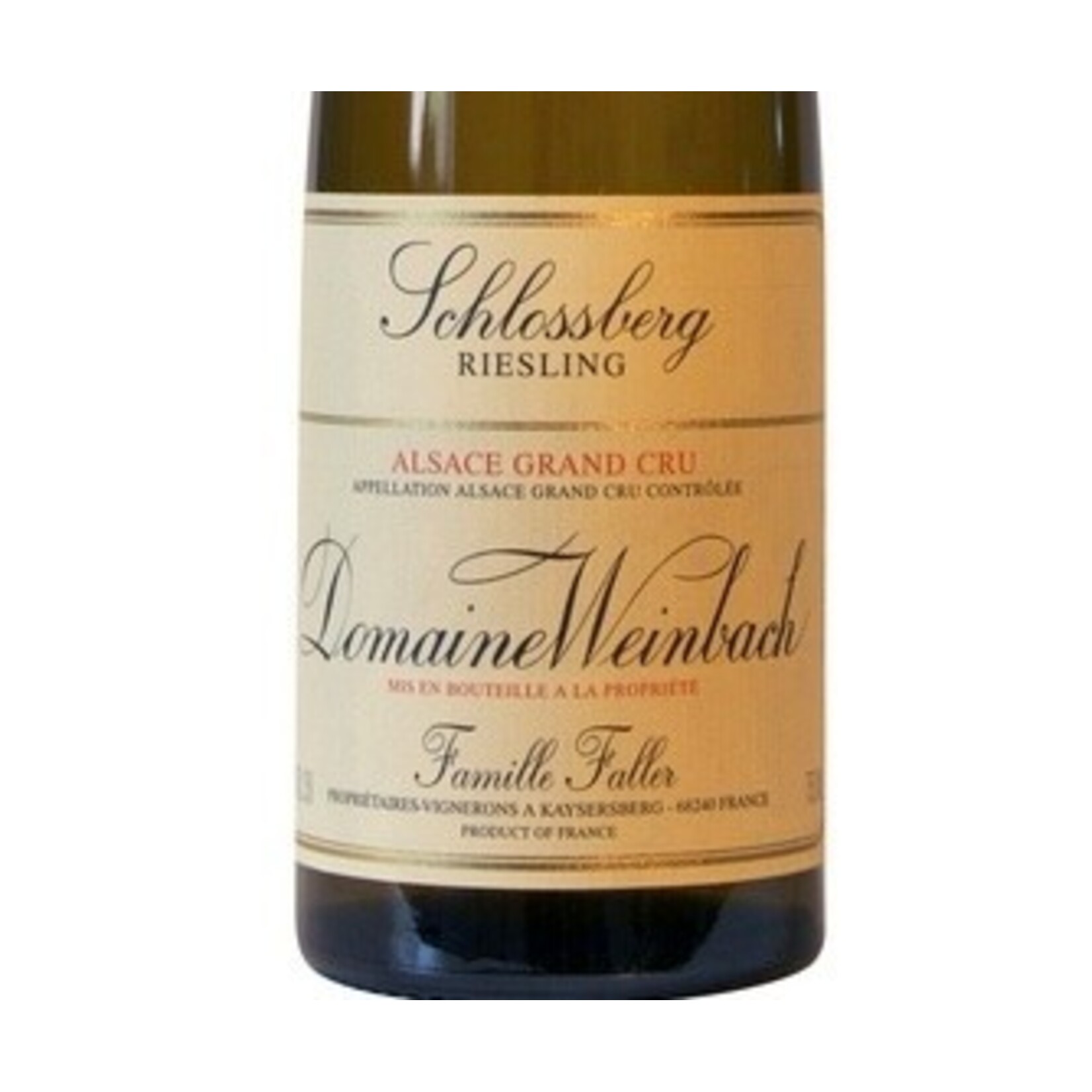 Wine Domaine Weinbach Riesling Grand Cru Schlossberg 2021