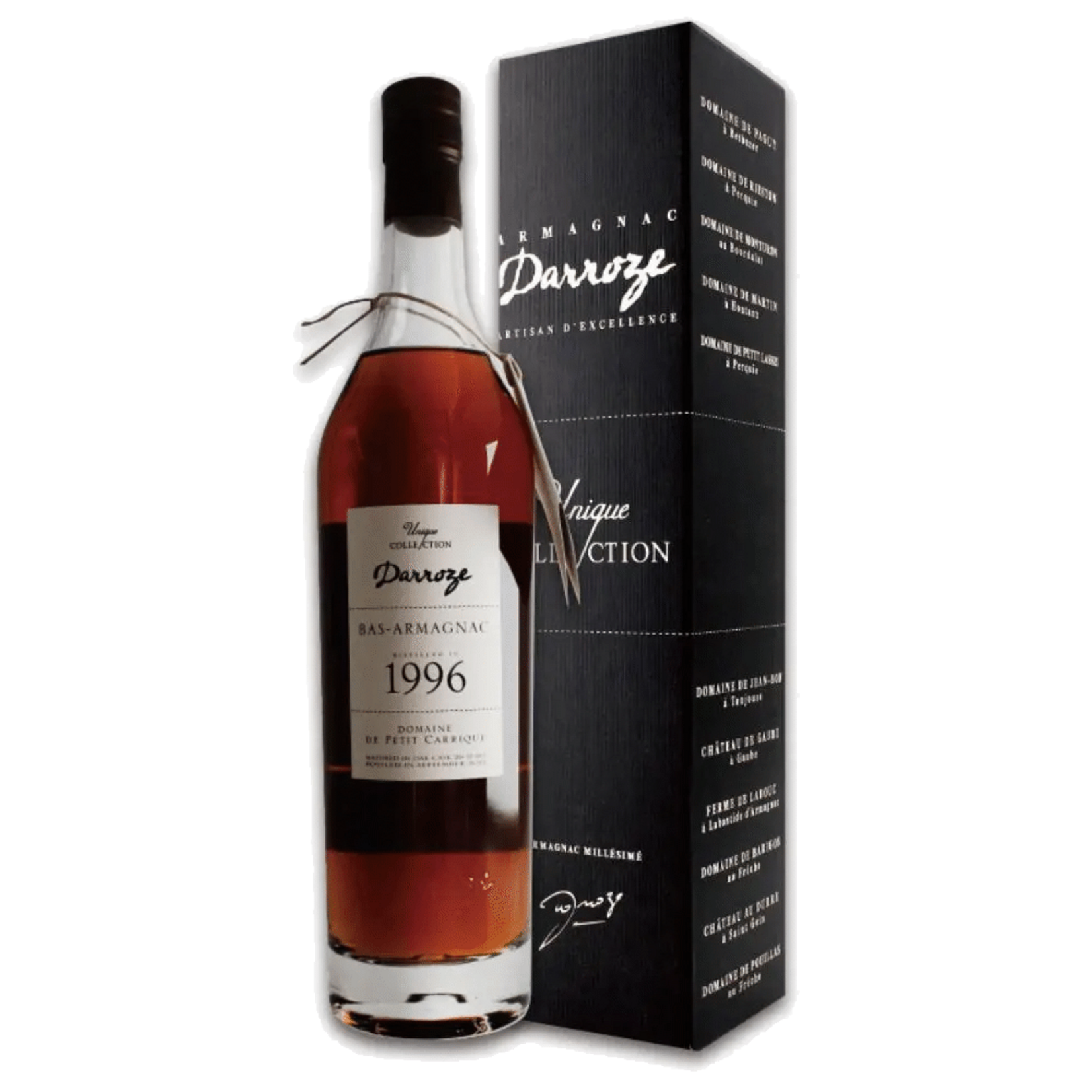 Spirits Darroze Unique Collection 1996 Domaine de Martin Bas Armagnac