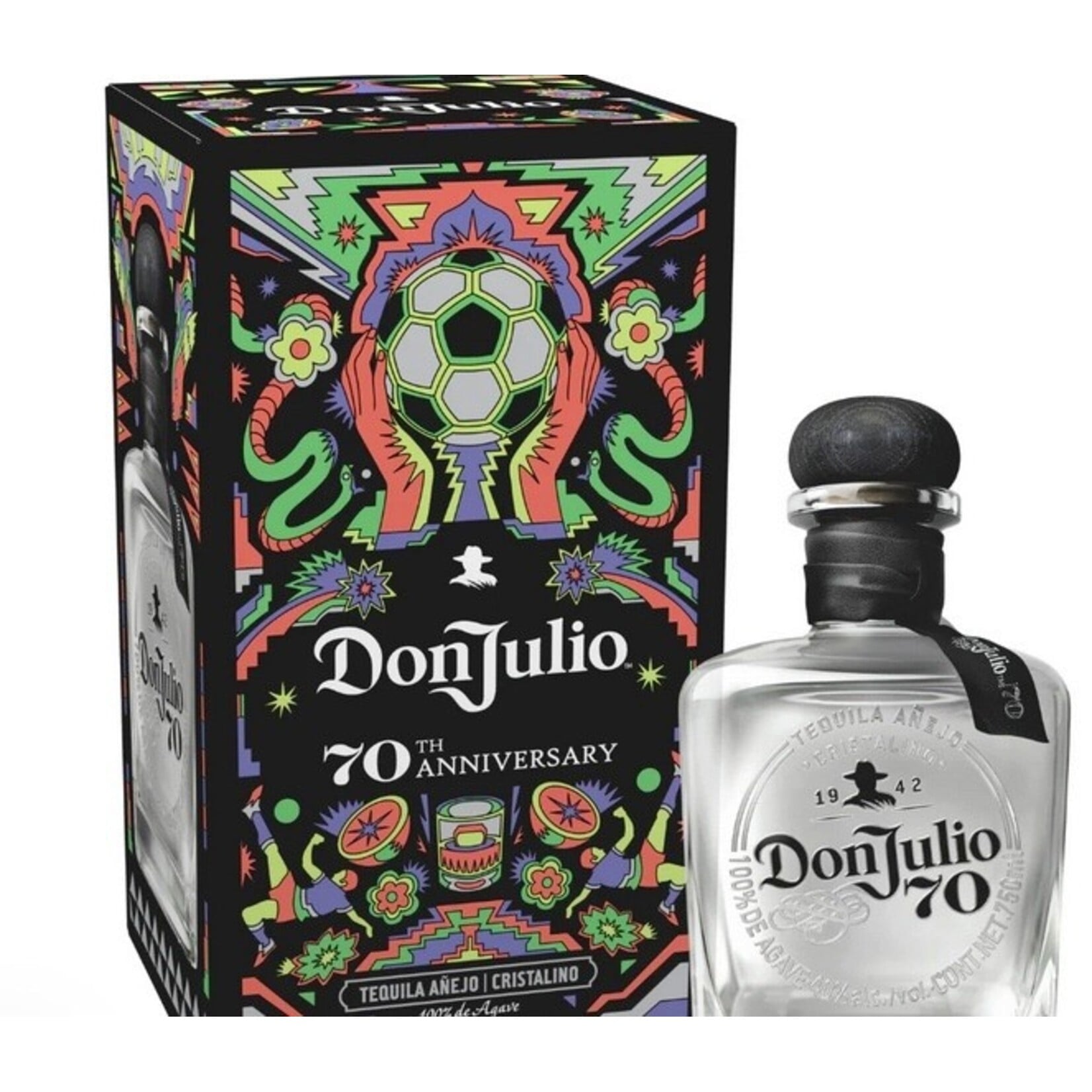 Spirits Don Julio Anejo Cristalino Tequila 70th Anniversary 2026 Summer Edition
