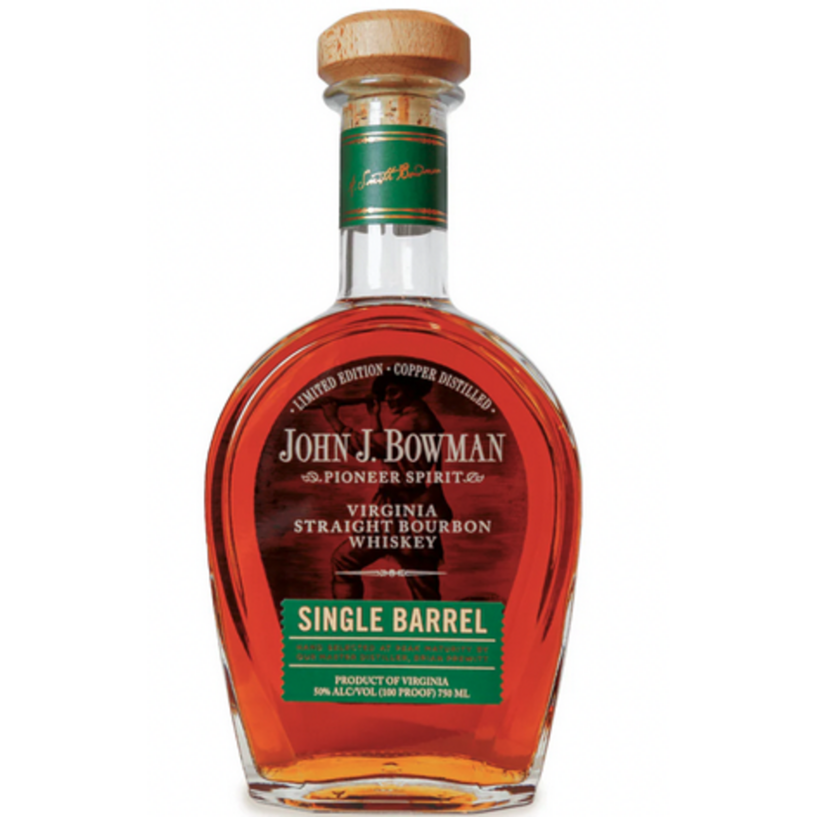 John J Bowman Bourbon Single Barrel 100°