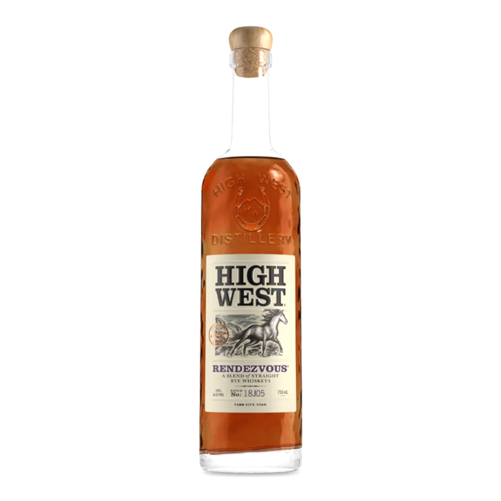 Spirits High West 'Rendezvous Rye' Whiskey Blend- 2018