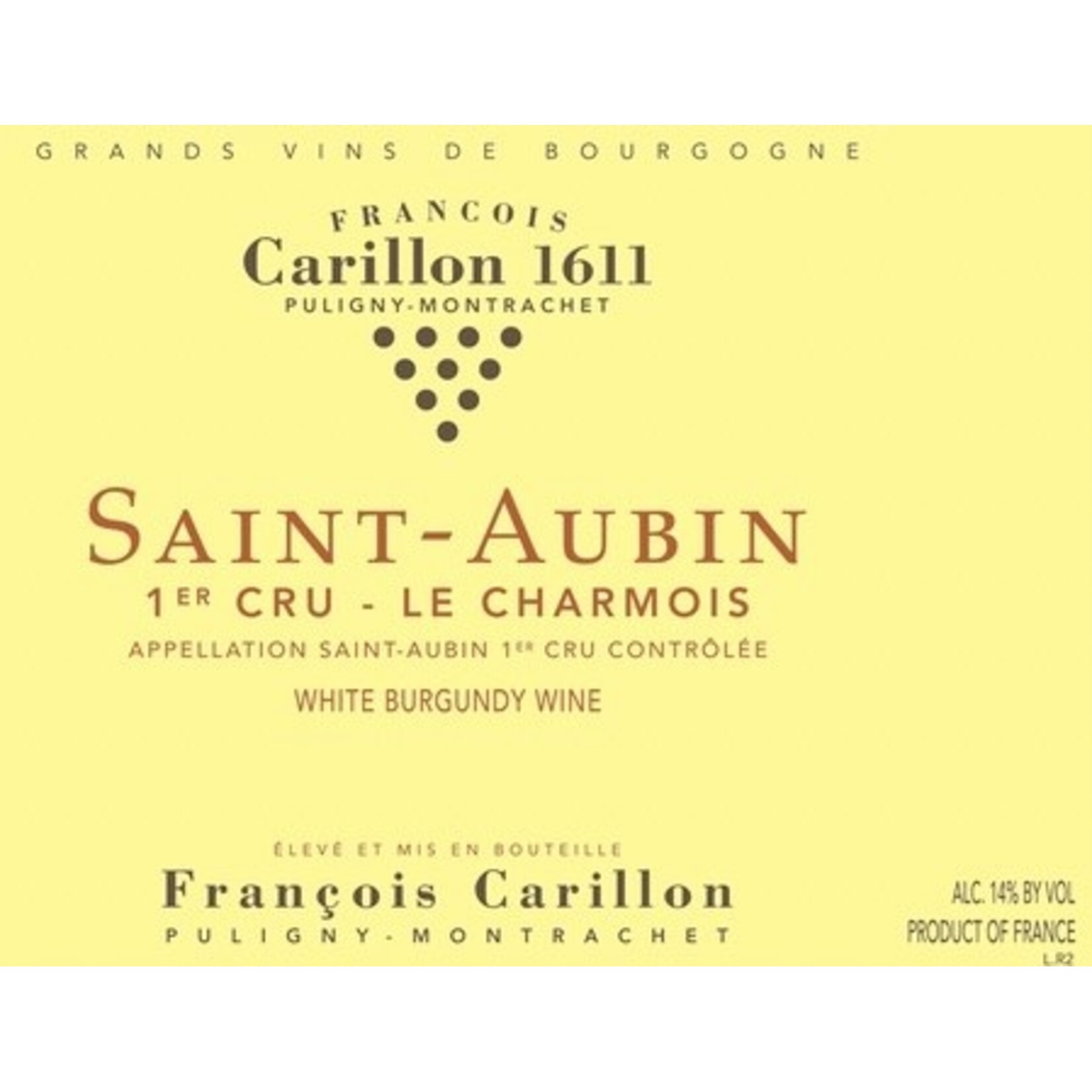 Wine VIncent et Sophie Morey Saint Aubin Premier Cru Les Charmois 2024