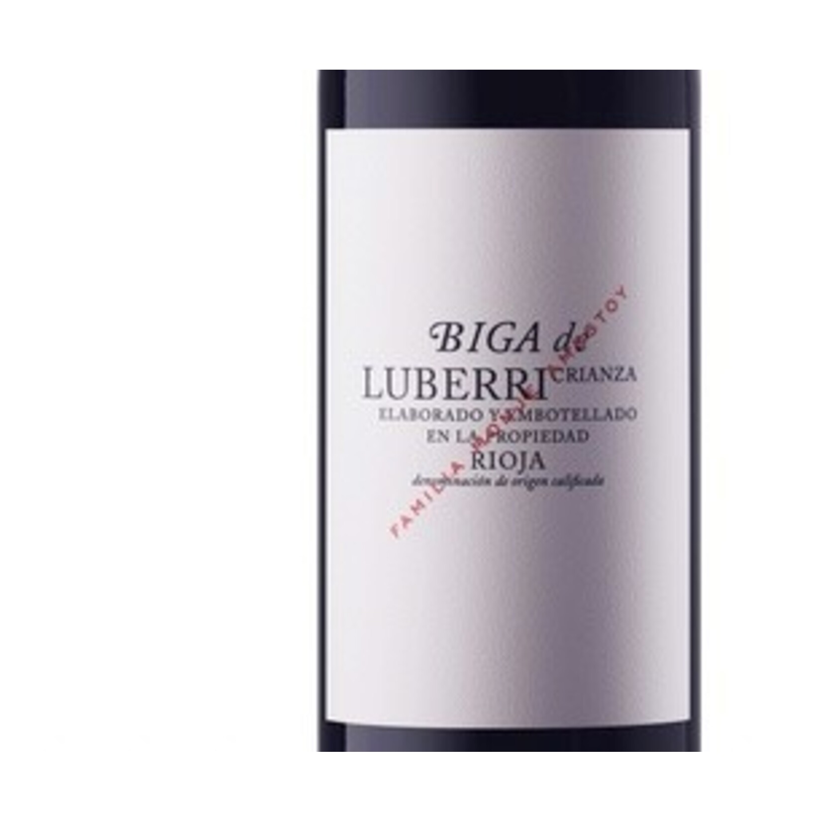 Wine Luberri ‘Biga’ Crianza Rioja Alavesa 2022