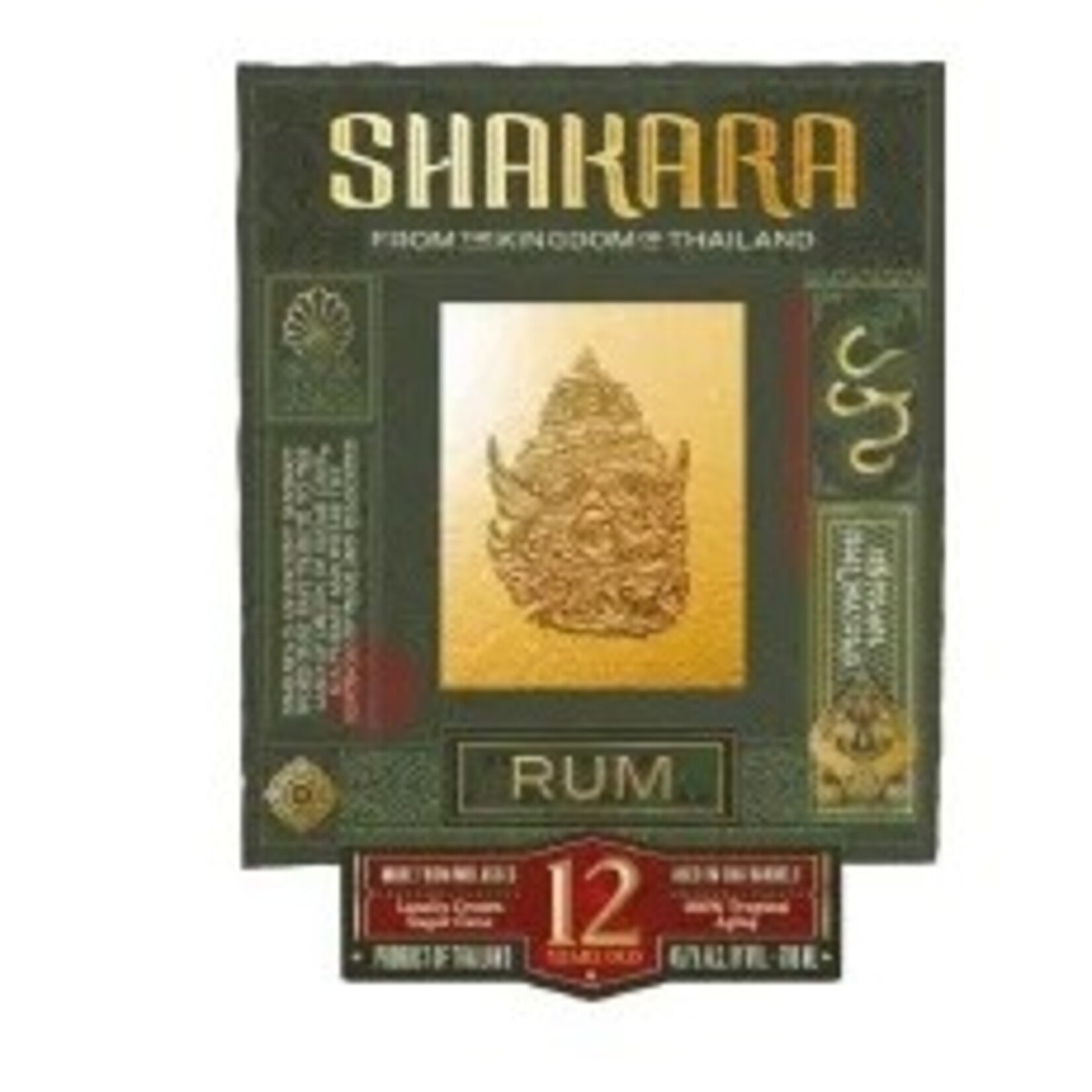Spirits Shakara 12 Year Old Rum Thailand