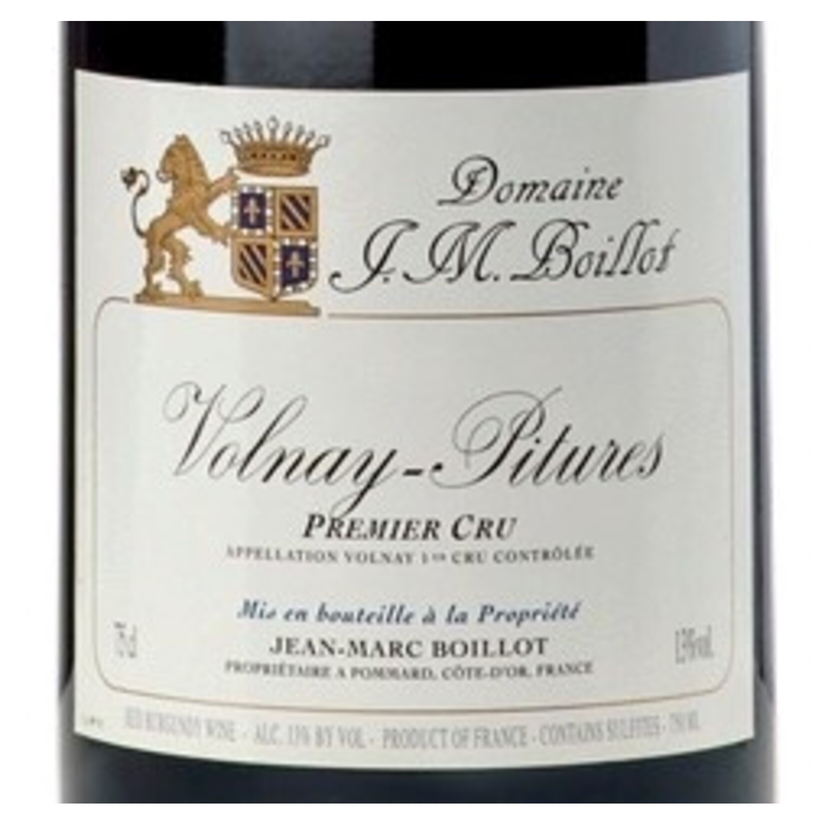 Wine Jean Marc Boillot Volnay Pitures Premier Cru 2022