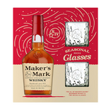 Spirits Maker's Mark Straight Bourbon 90 w/ 2 Rock Glasses