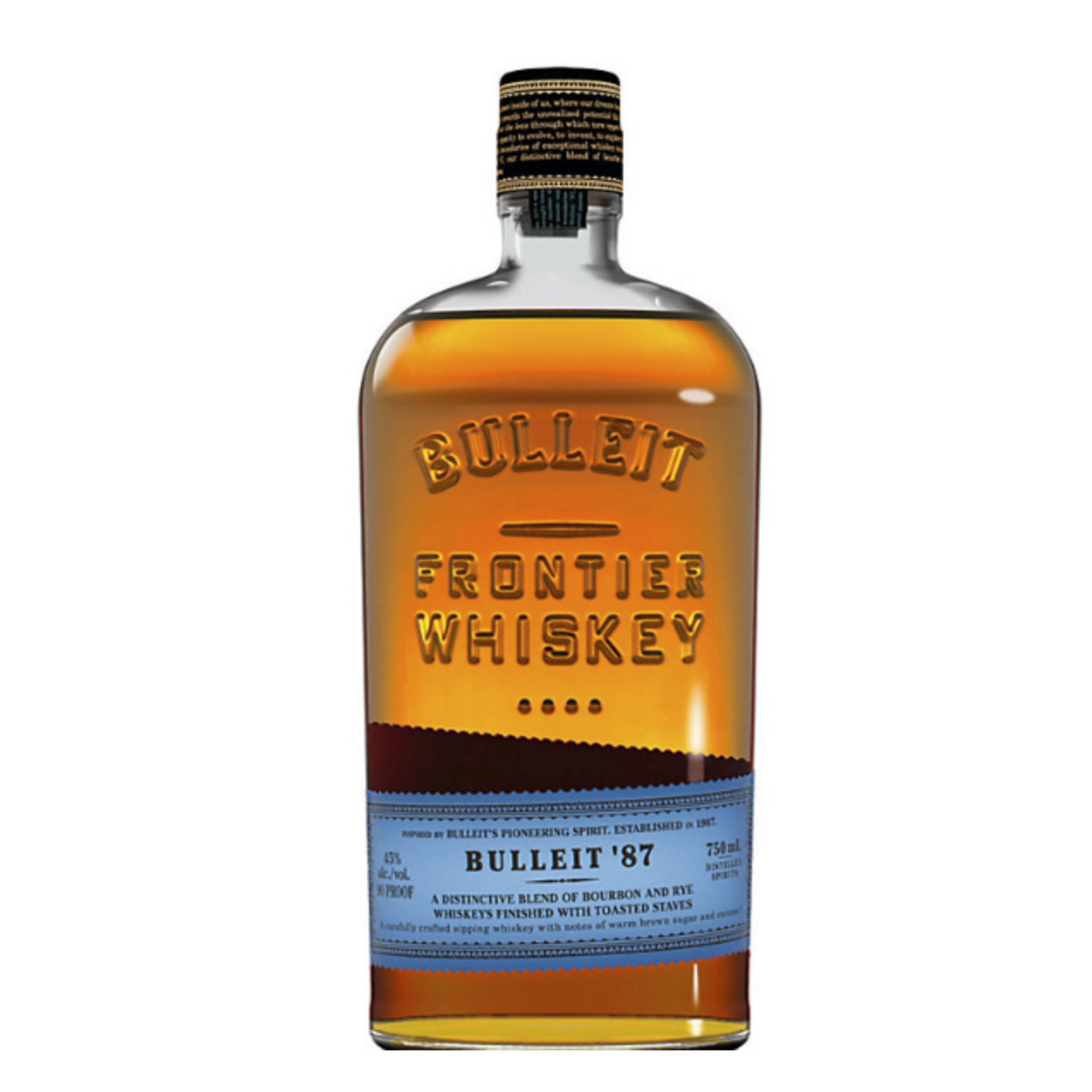 Spirits Bulleit Blended American Whiskey '87 Finished with Toasted Staves 90