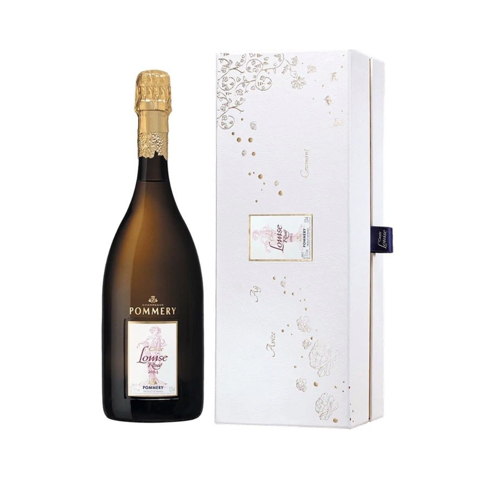 Sparkling Pommery Champagne Brut Cuvee Louise Rose 2004