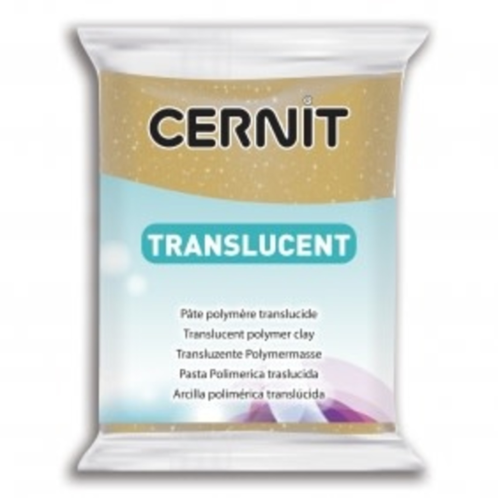 Cernit Cernit Trans 56g Glitter Gold