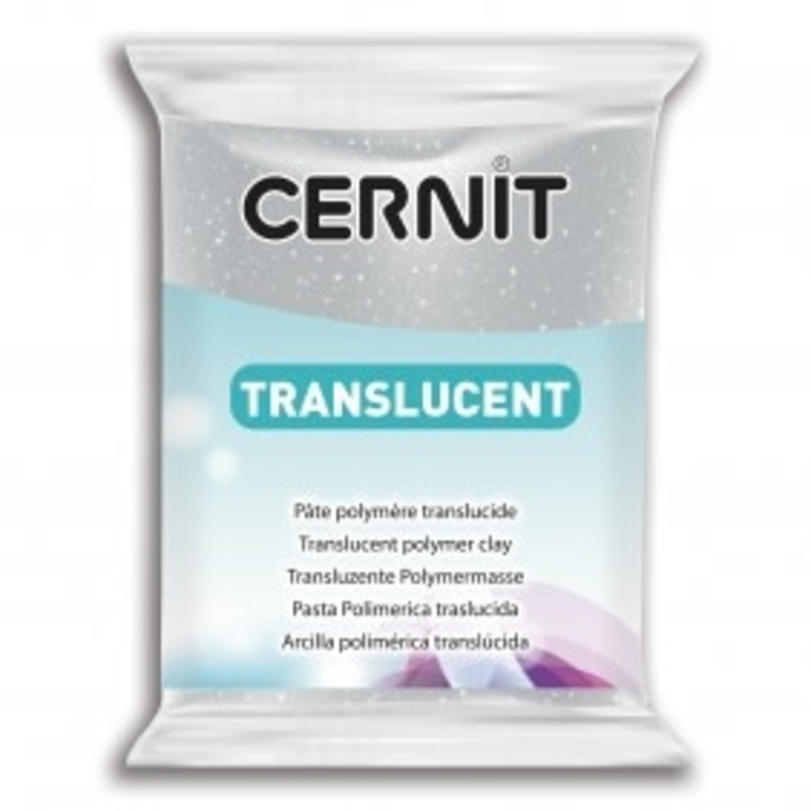 Cernit Cernit Trans 56g Glitter Silver