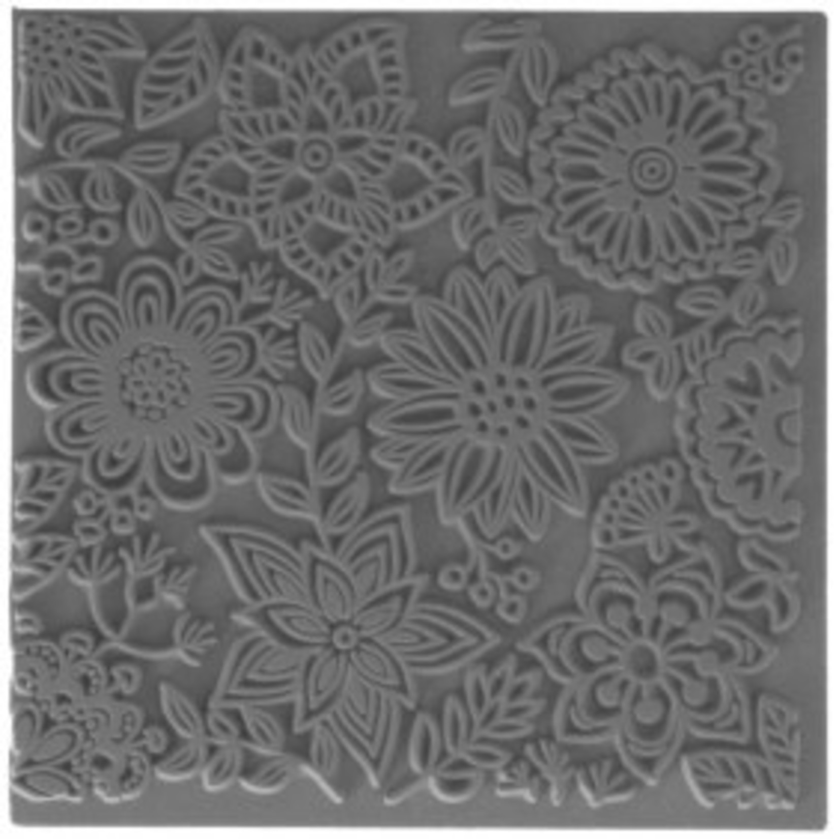 Cernit Cernit Texture Plate 9 X 9 cm - Blossoms