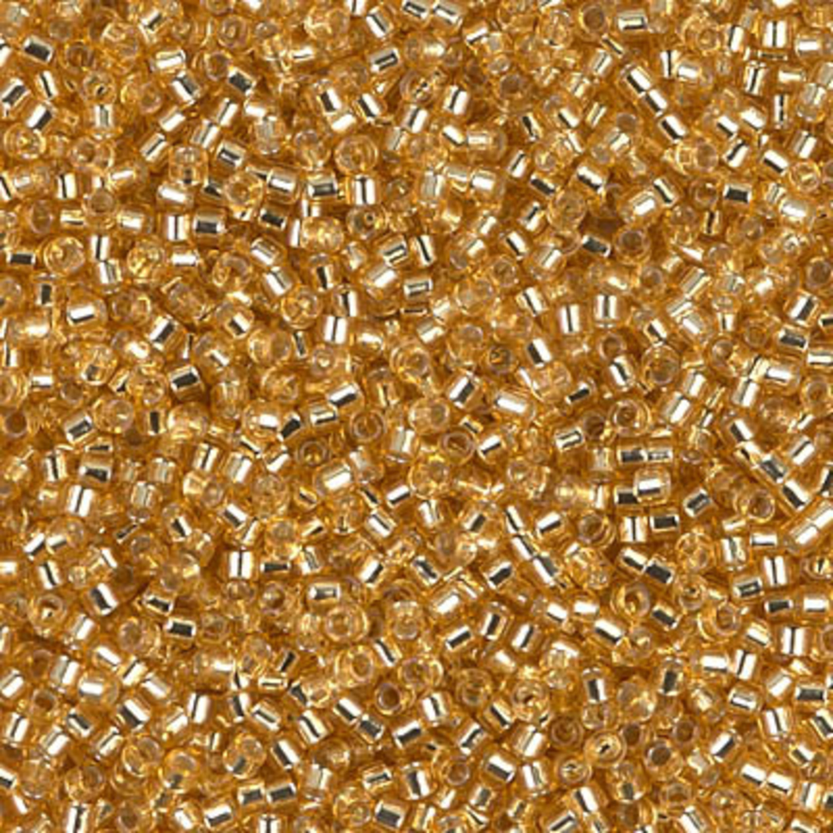 Miyuki 7.2 GM DB0042 11/0 Delica: Gold T/SL (APX 1400 PCS)