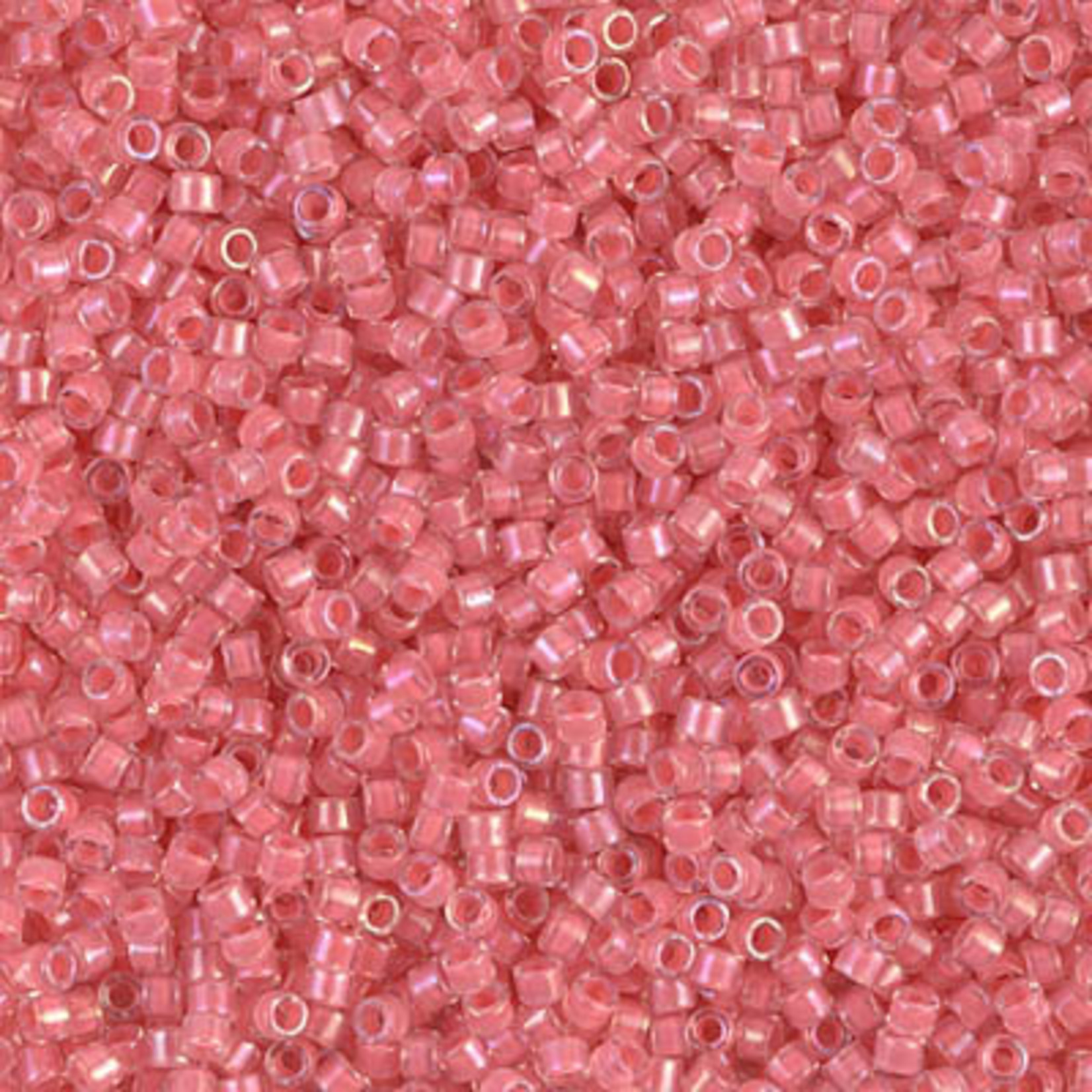 Miyuki 7.2 GM DB0070 11/0 Delica: Crystal/Rose Pink ICL (APX 1400 PCS)