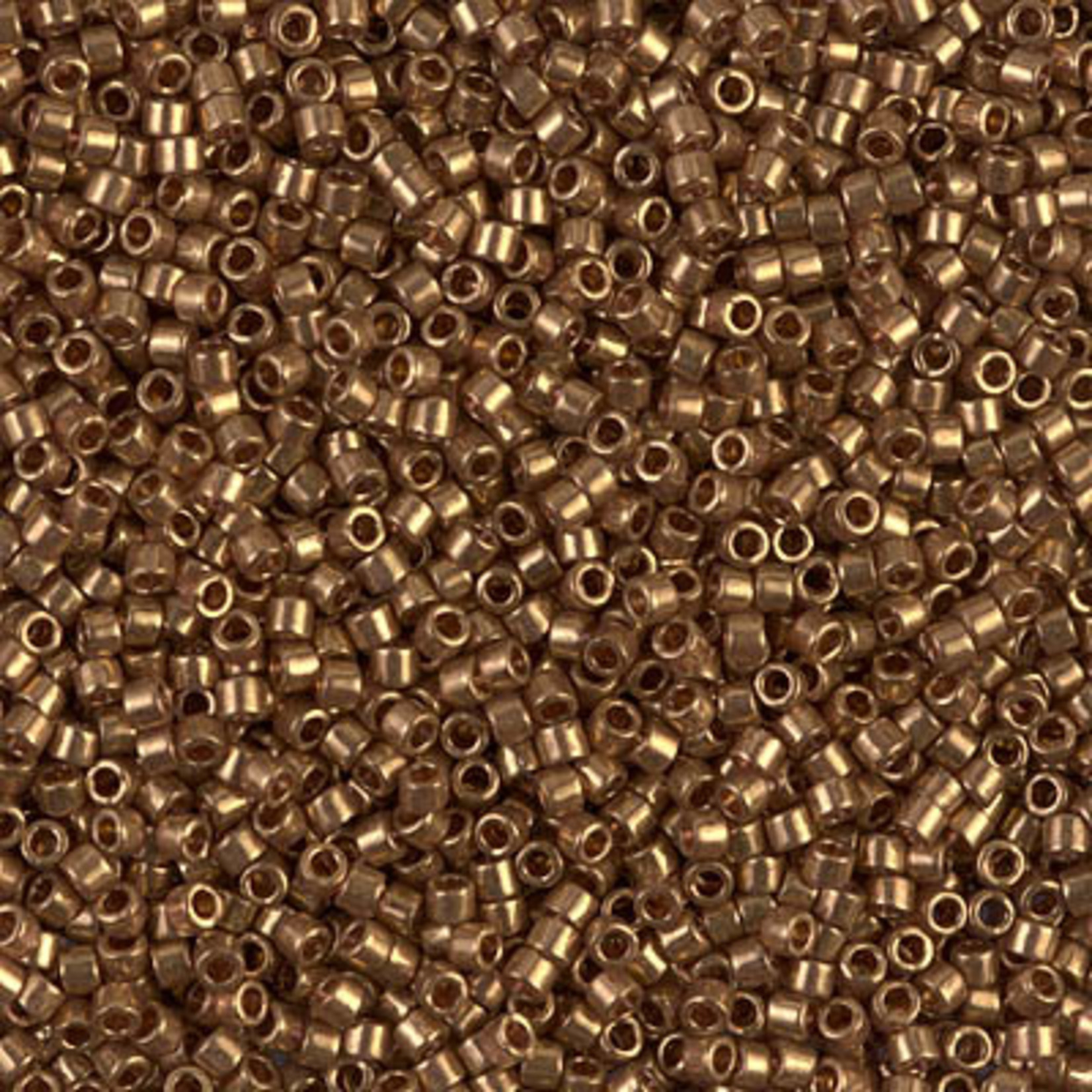 Miyuki 7.2 GM DB0115 11/0 Delica: Gold Rose T/L (APX 1400 PCS)