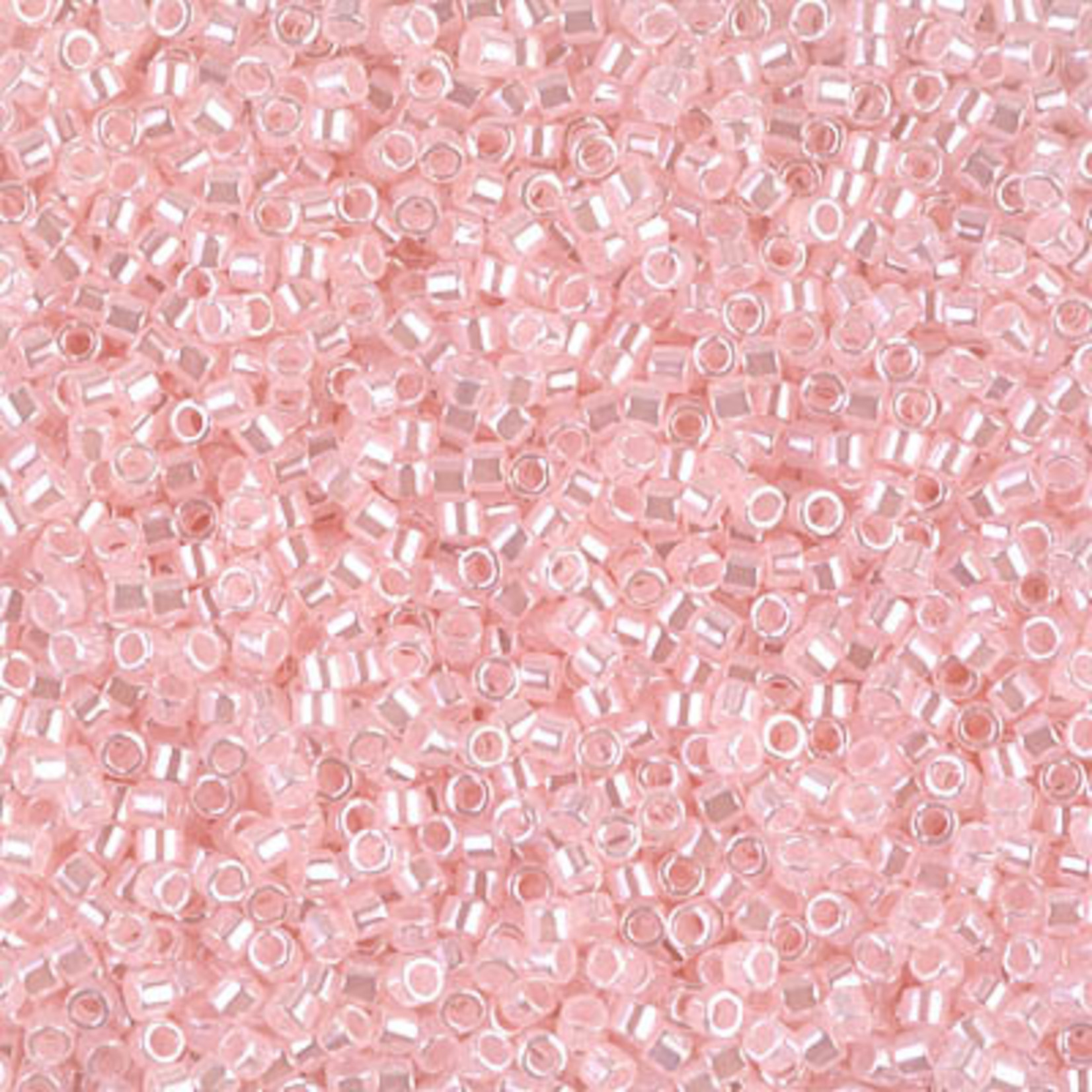 Miyuki 7.2 GM DB0234 11/0 Delica: Crystal/Pastel Pink ICCL (APX 1400 PCS)