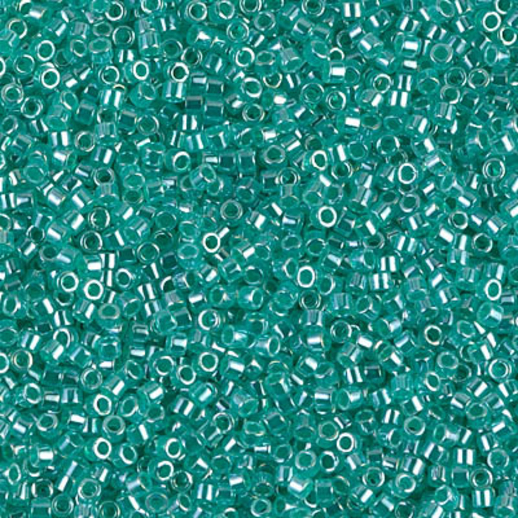 Miyuki 7.2 GM DB0238 11/0 Delica: Crystal/Dark Aqua ICCL (APX 1400 PCS)