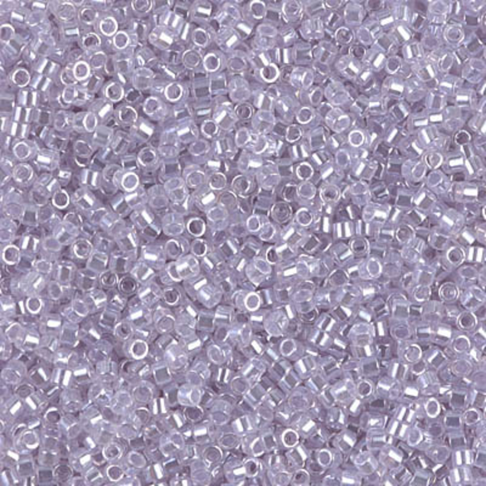 Miyuki 7.2 GM DB0241 11/0 Delica: Crystal/Pastel Lavender ICCL (APX 1400 PCS)