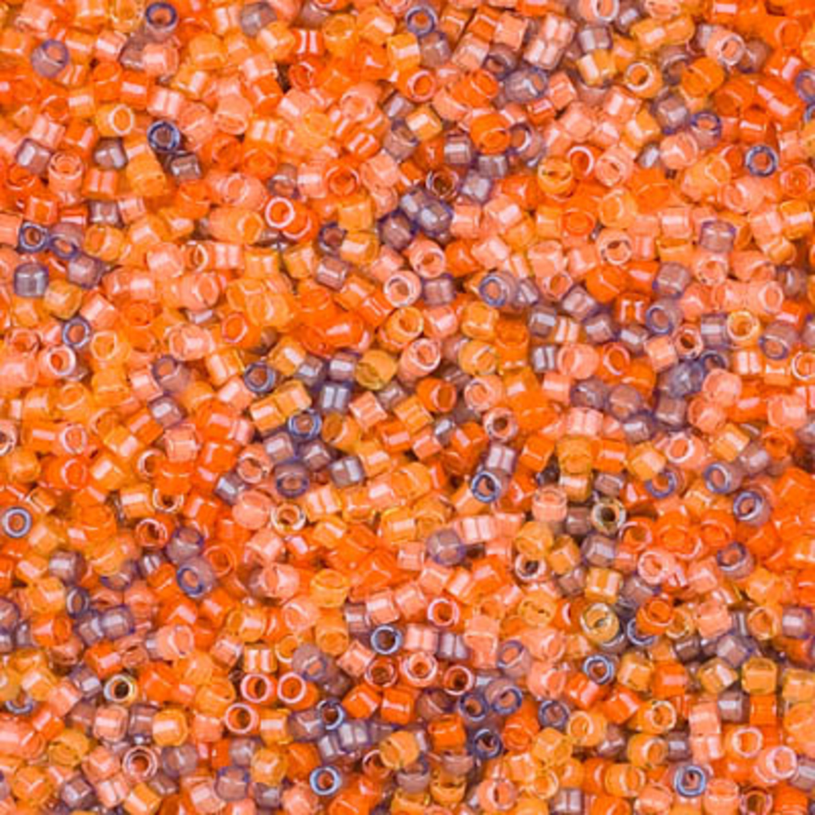 Miyuki 7.2 GM DB2062 11/0 Delica: Luminous Orange Sands Mix (APX 1400 PCS)