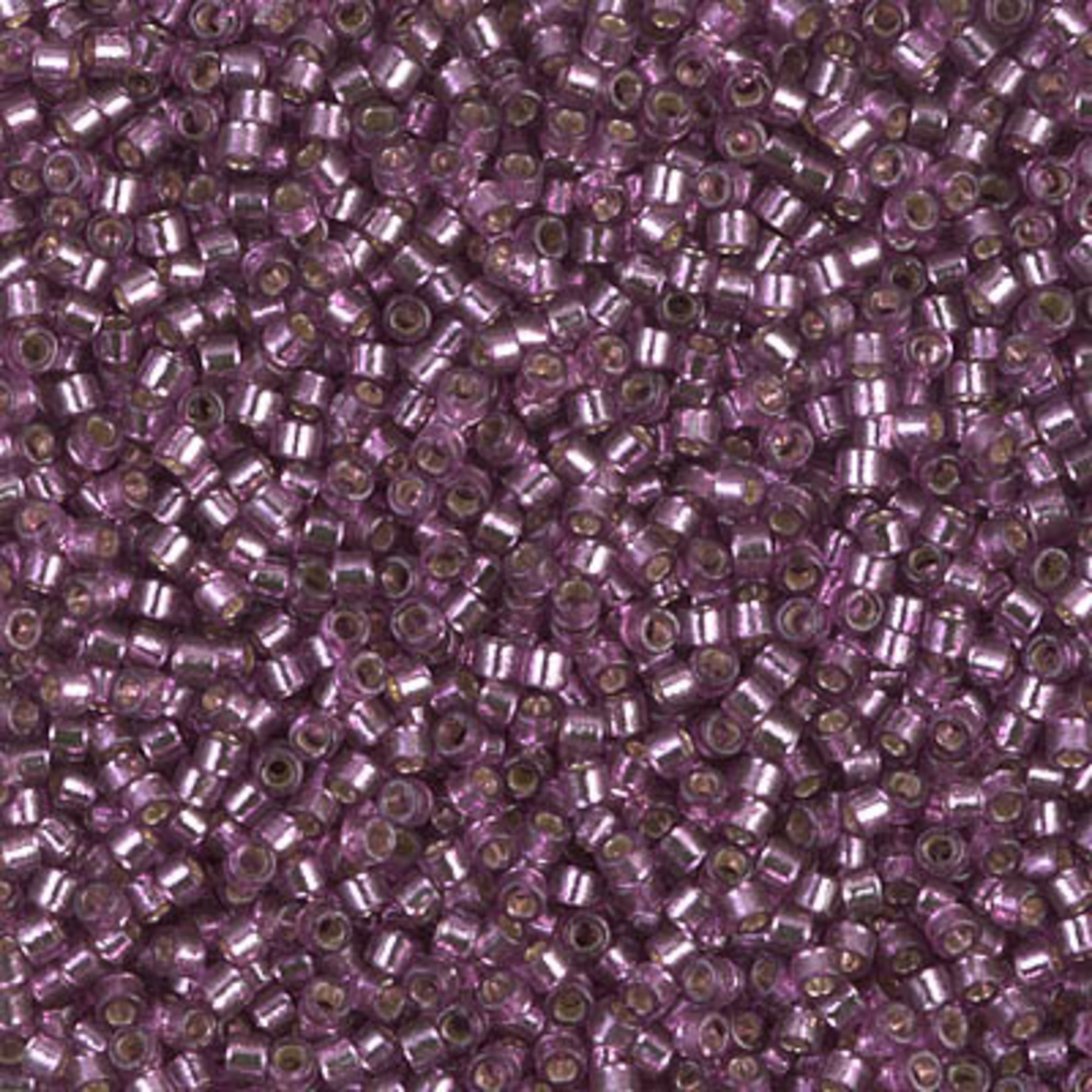 Miyuki 7.2 GM DB2169 11/0 Delica: Purple Silver Plum DC SL (D) (APX 1400 PCS)