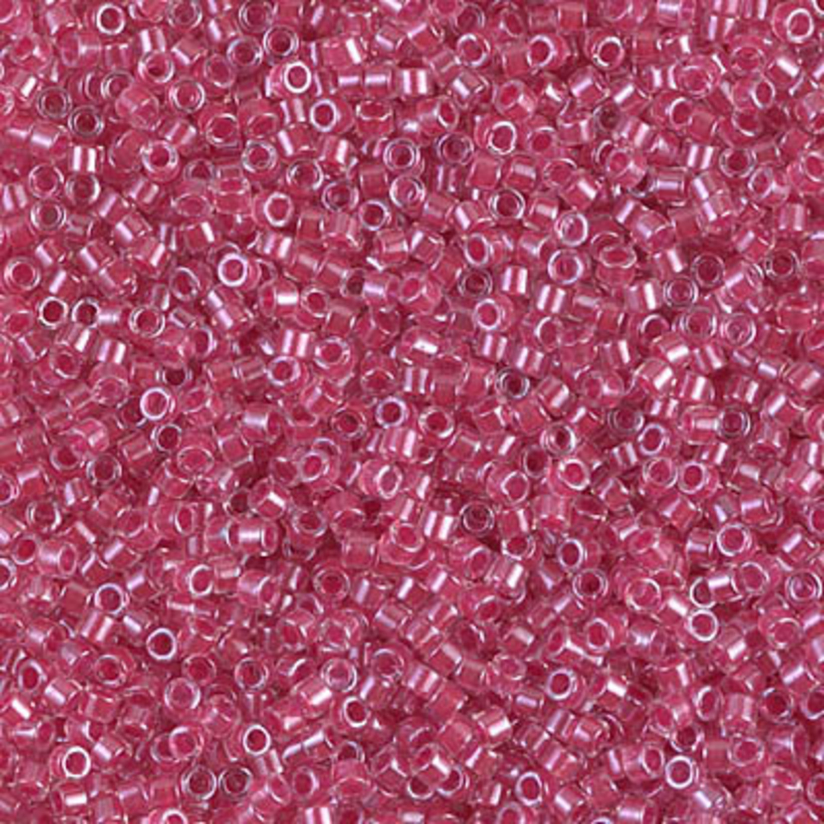 Miyuki 7.2 GM DB0914 11/0 Delica: Crystal/Reddish Pink ICL*(D) (APX 1400 PCS)