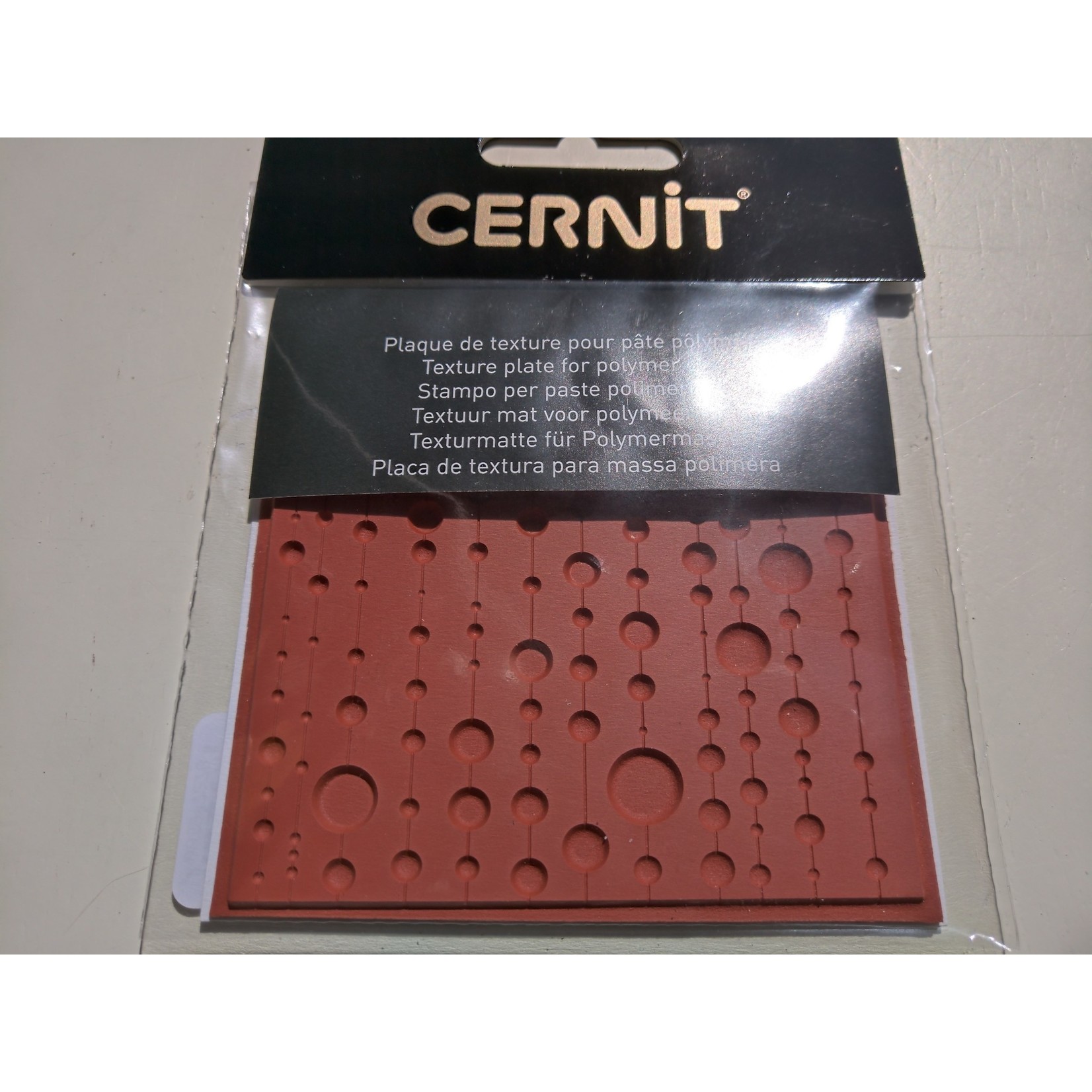 Cernit Cernit Texture Plate 9 X 9 cm - Pop Curtain