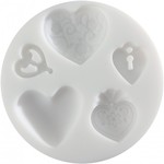 Cernit Cernit Silicone Mold - Hearts