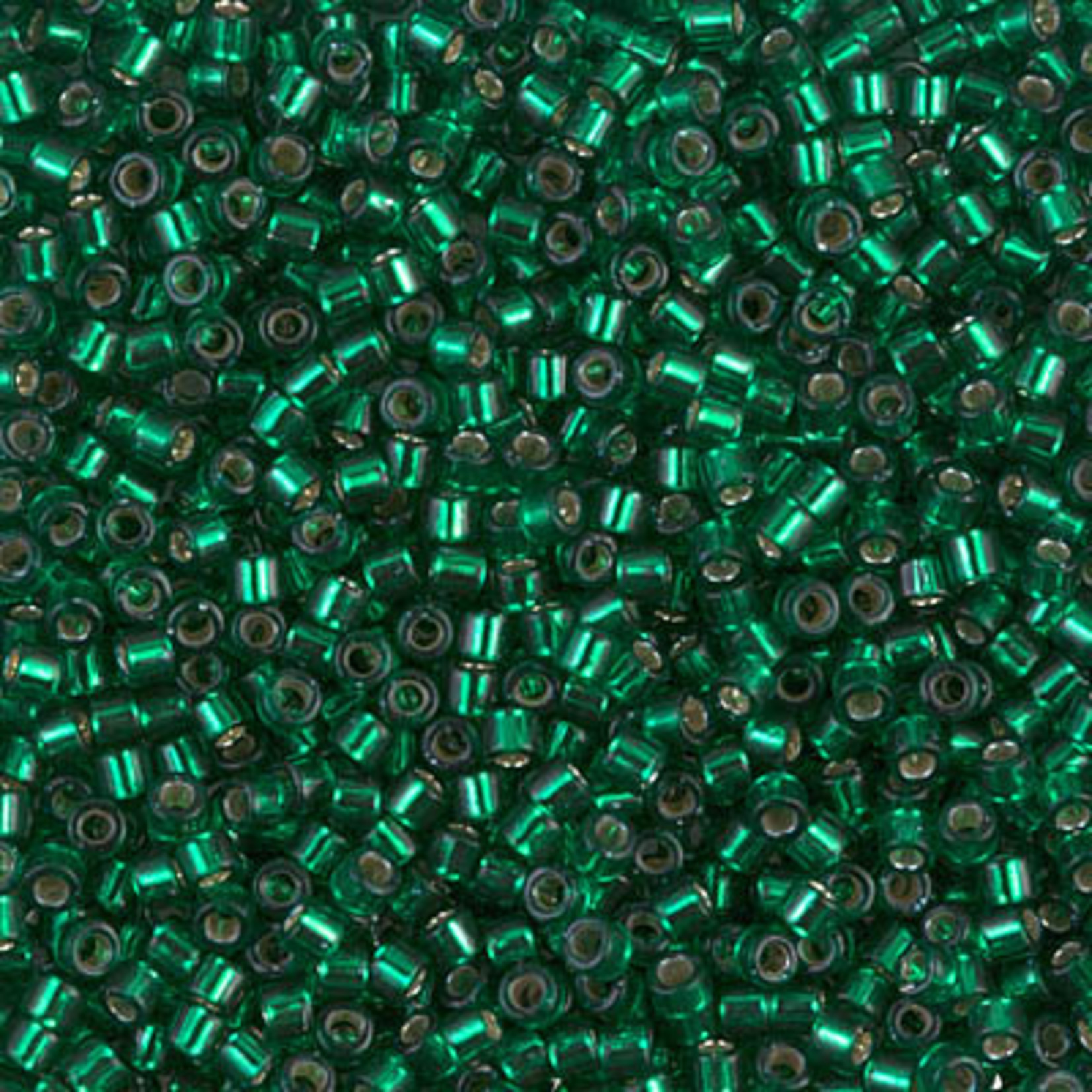 Miyuki 8 GM DBM0605 10/0 Delica: Emerald Green T/SL (D)