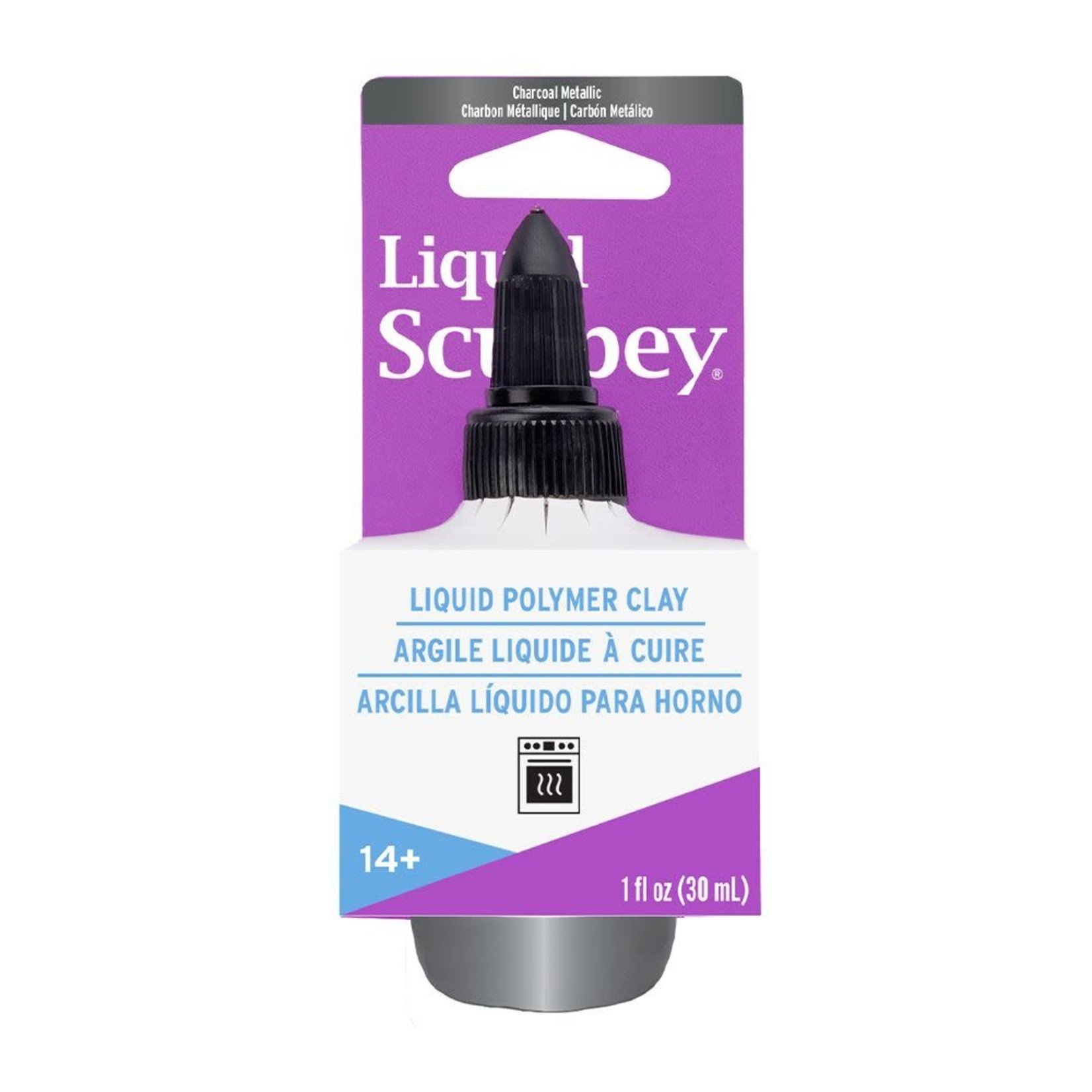 Sculpey Liquid Sculpey Charcoal Metallic 1 fl oz