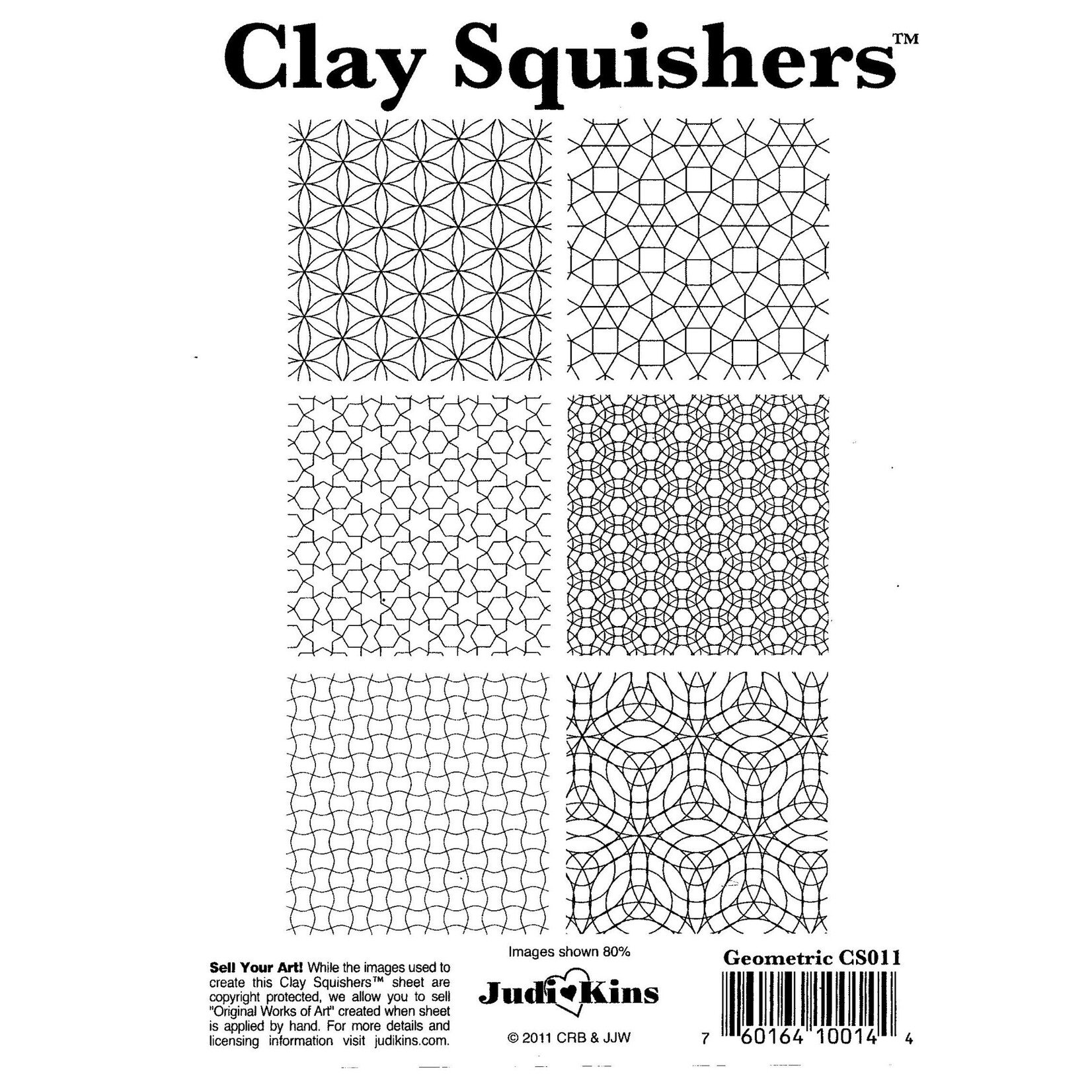 JudiKins Clay Squishers : Geometric