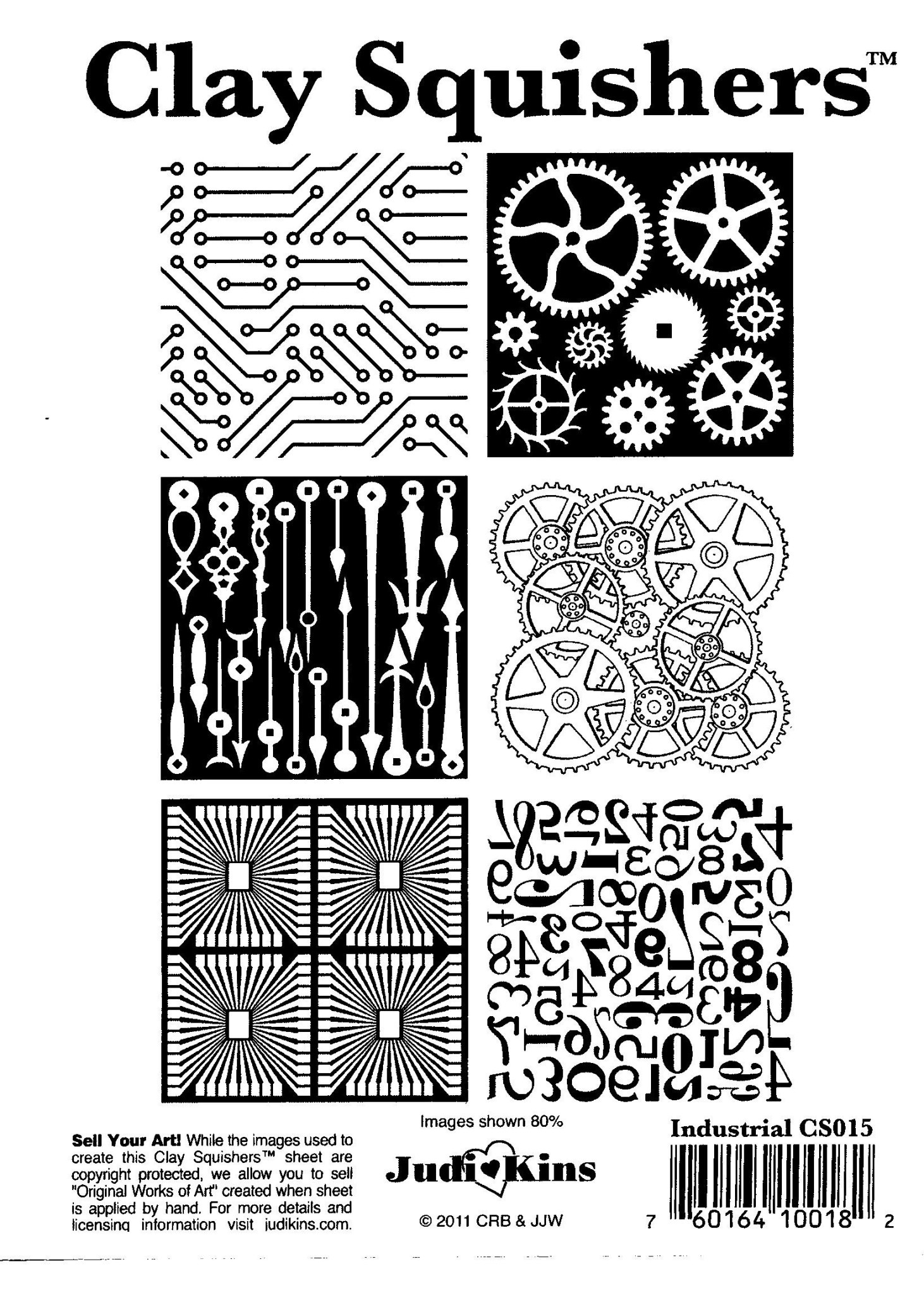 JudiKins Clay Squishers Industrial Blueberry Beads