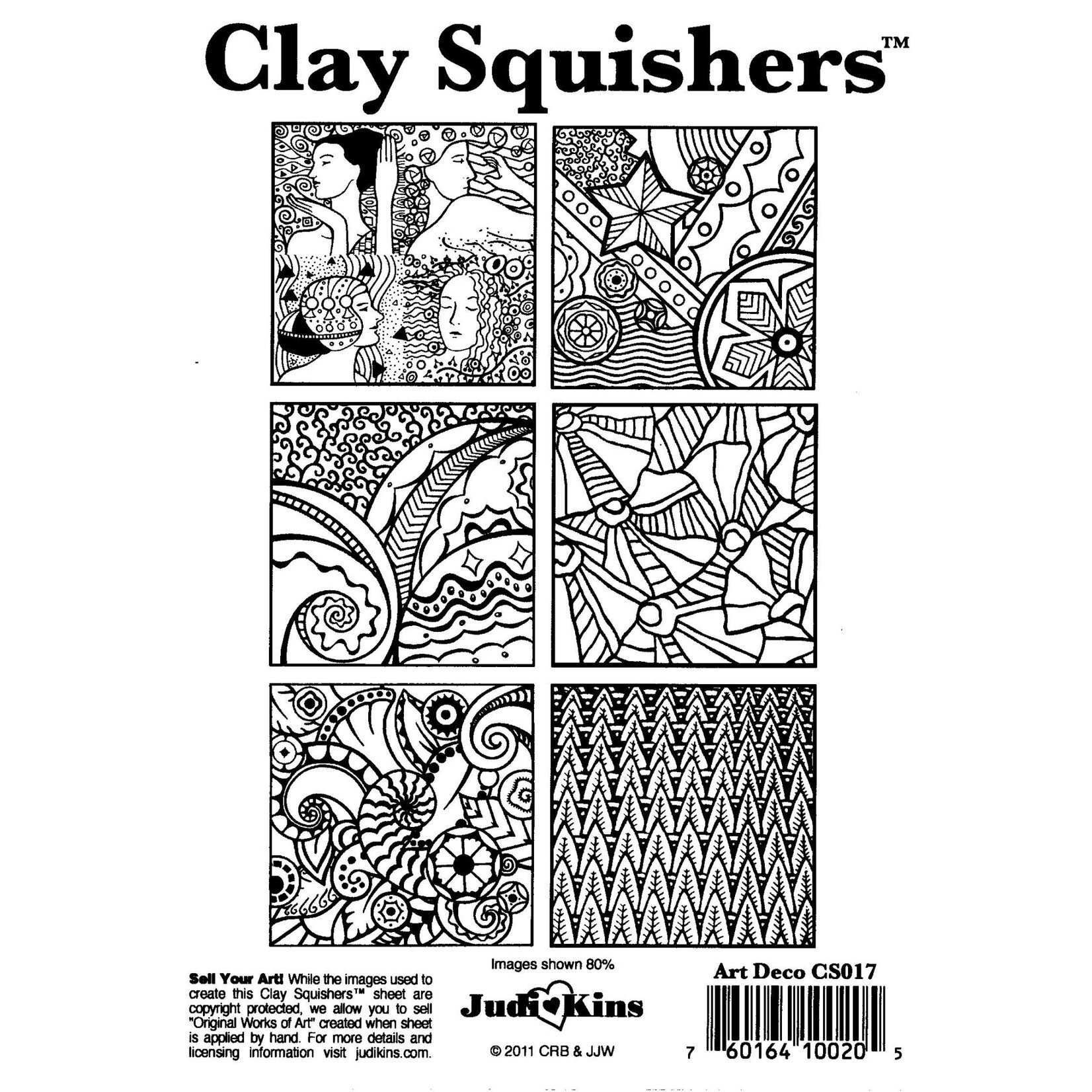 JudiKins Clay Squishers : Art Deco