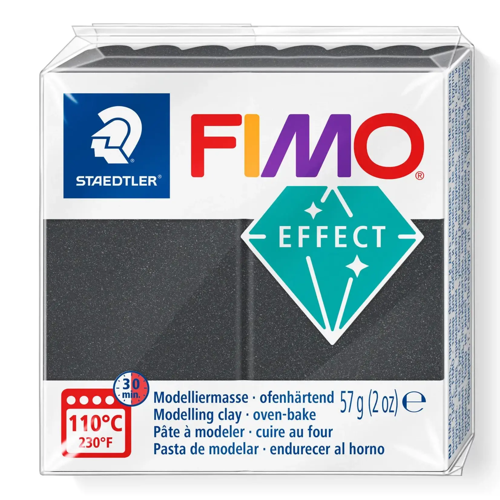 Fimo Fimo Effect Metallic Steel Grey