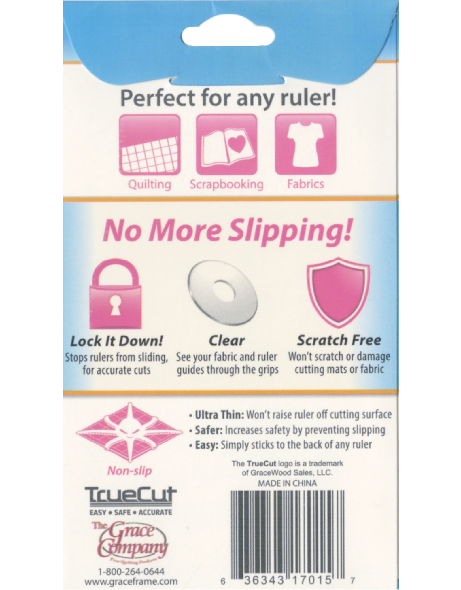 PD ON ORDER-TrueCut True Grips Grippers for Rulers
