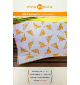 Orange Dot Quilts Split Pinwheels Quilt Pattern