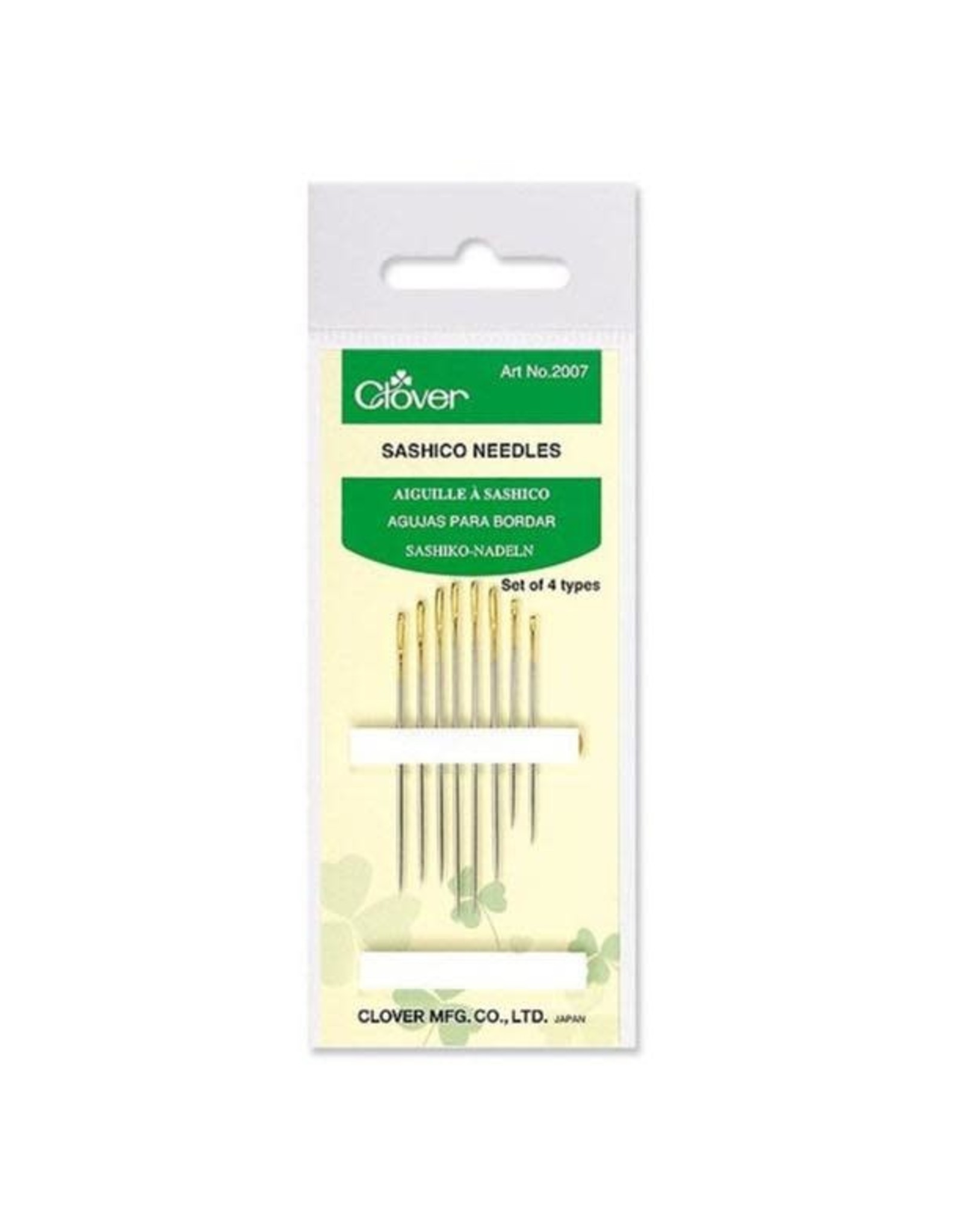 Clover Sashiko Needles - Set of 8 Needles in 4 Sizes