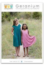 Made By Rae ON ORDER-Big Girl Geranium Dress Pattern
