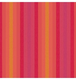 Alison Glass Kaleidoscope Stripes and Plaids, Stripes in Sunrise, Fabric Half-Yards