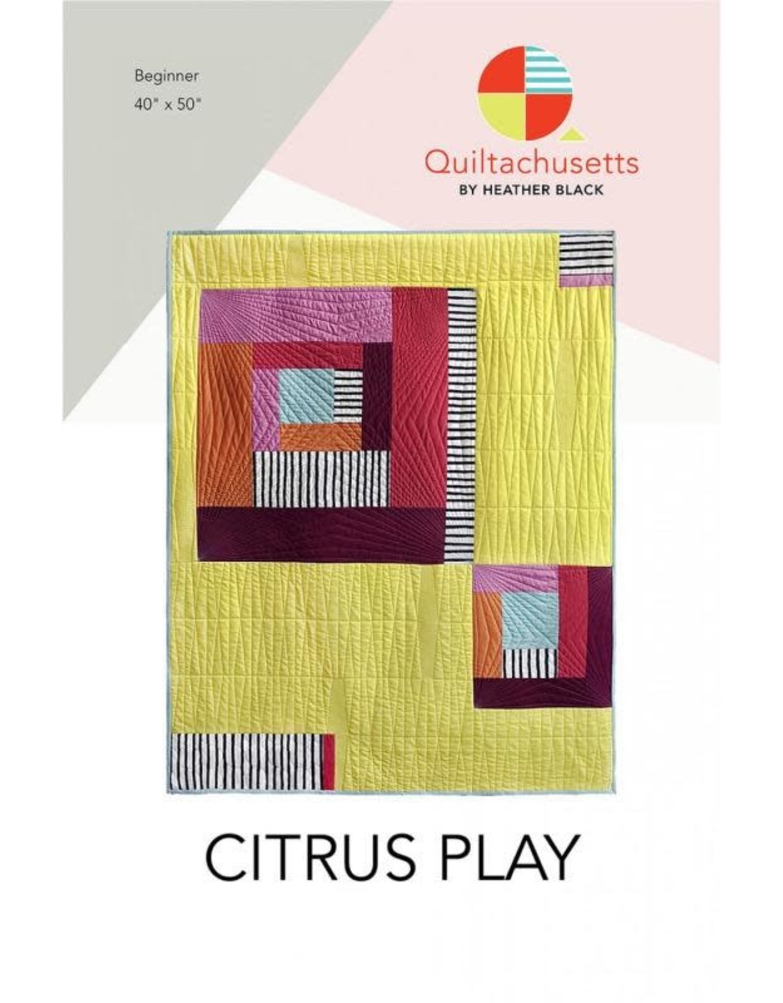 Quiltachusetts Citrus Play Quilt Pattern