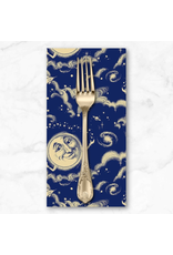 PD's Sykel Fabrics Collection Old Farmers Almanac, Celestial Moon in Sky, Dinner Napkin