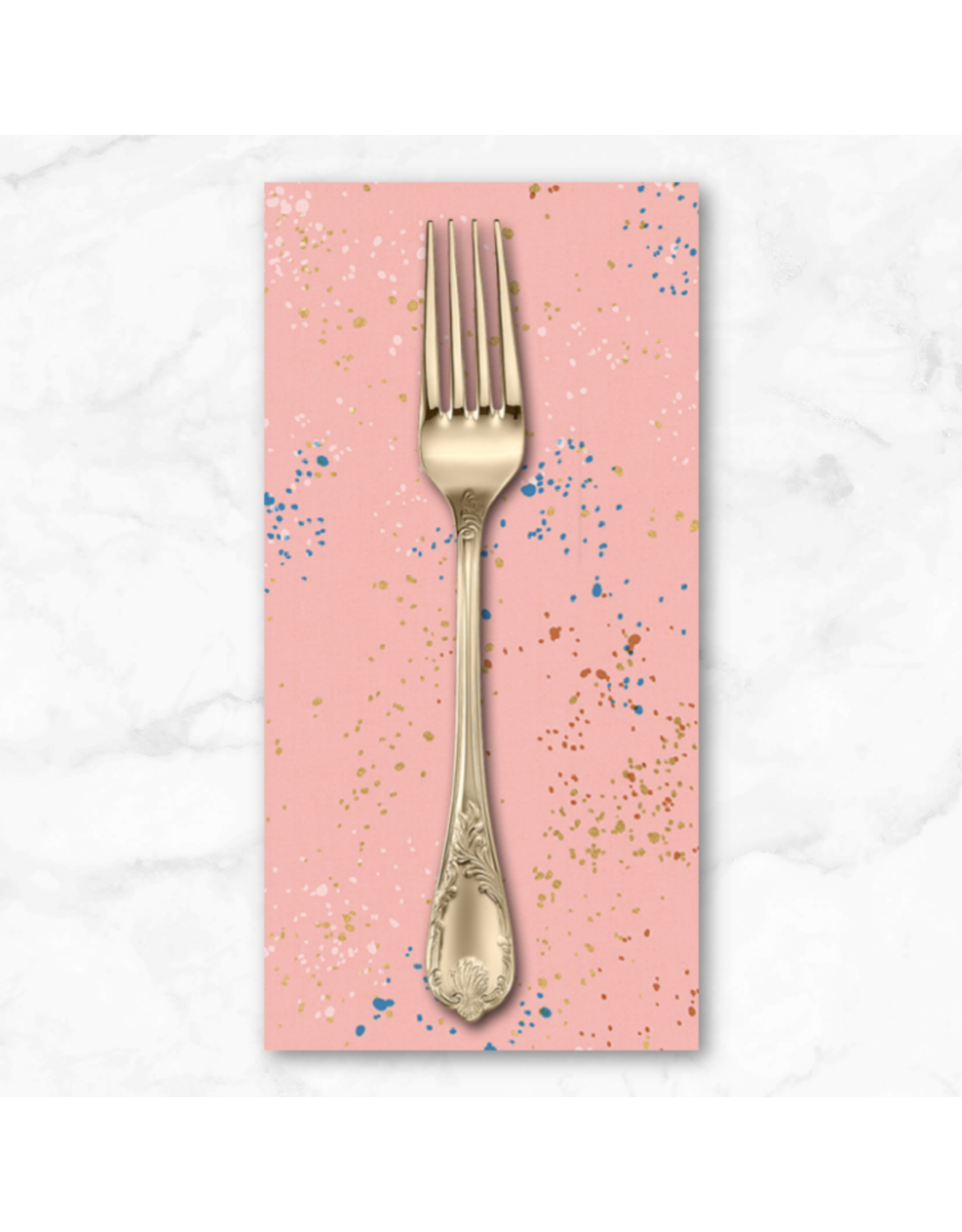 PD's Ruby Star Society Collection Speckled Metallic in Candy Pink, Dinner Napkin