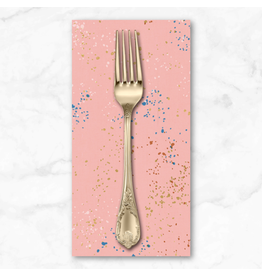 PD's Ruby Star Society Collection Speckled Metallic in Candy Pink, Dinner Napkin