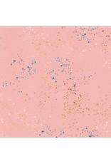 Moda Fabrics Fabric by the Half Yard Rashida Coleman-Hale Ruby Star Society Speckled in Cayenne Metallic